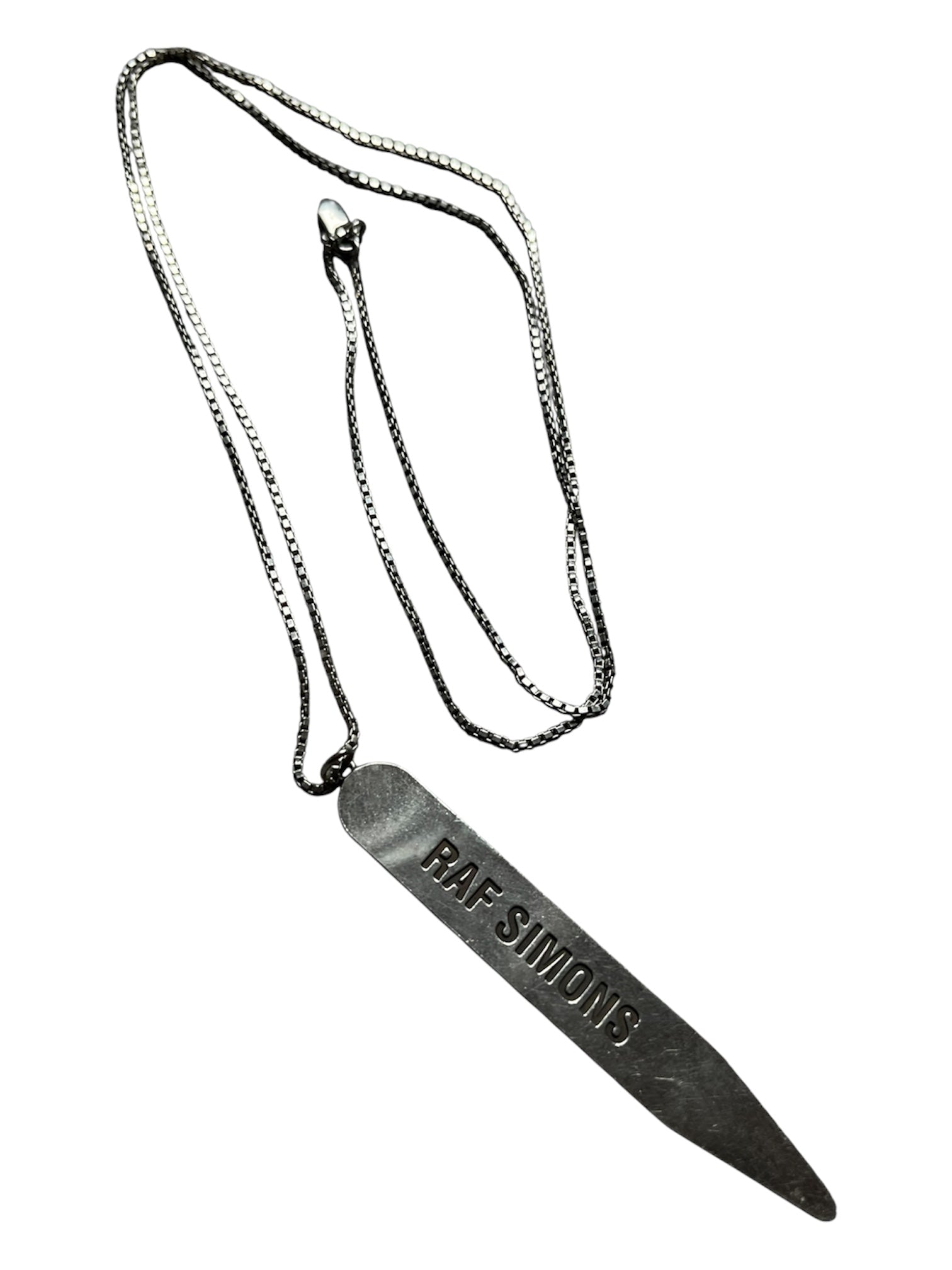 Raf Simons Engraved Pendant