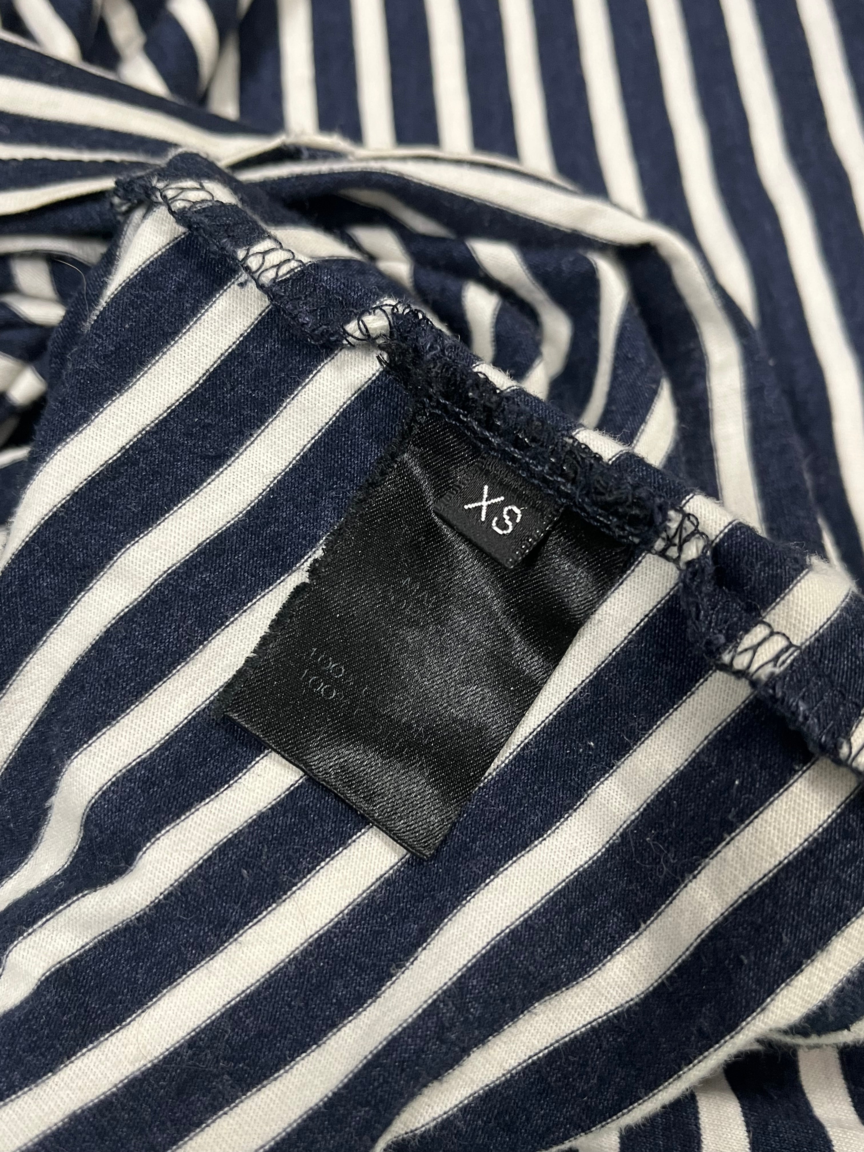 Balmain Descarnin Era striped long sleeve T-shirt featuring bold horizontal stripes and a classic fit.