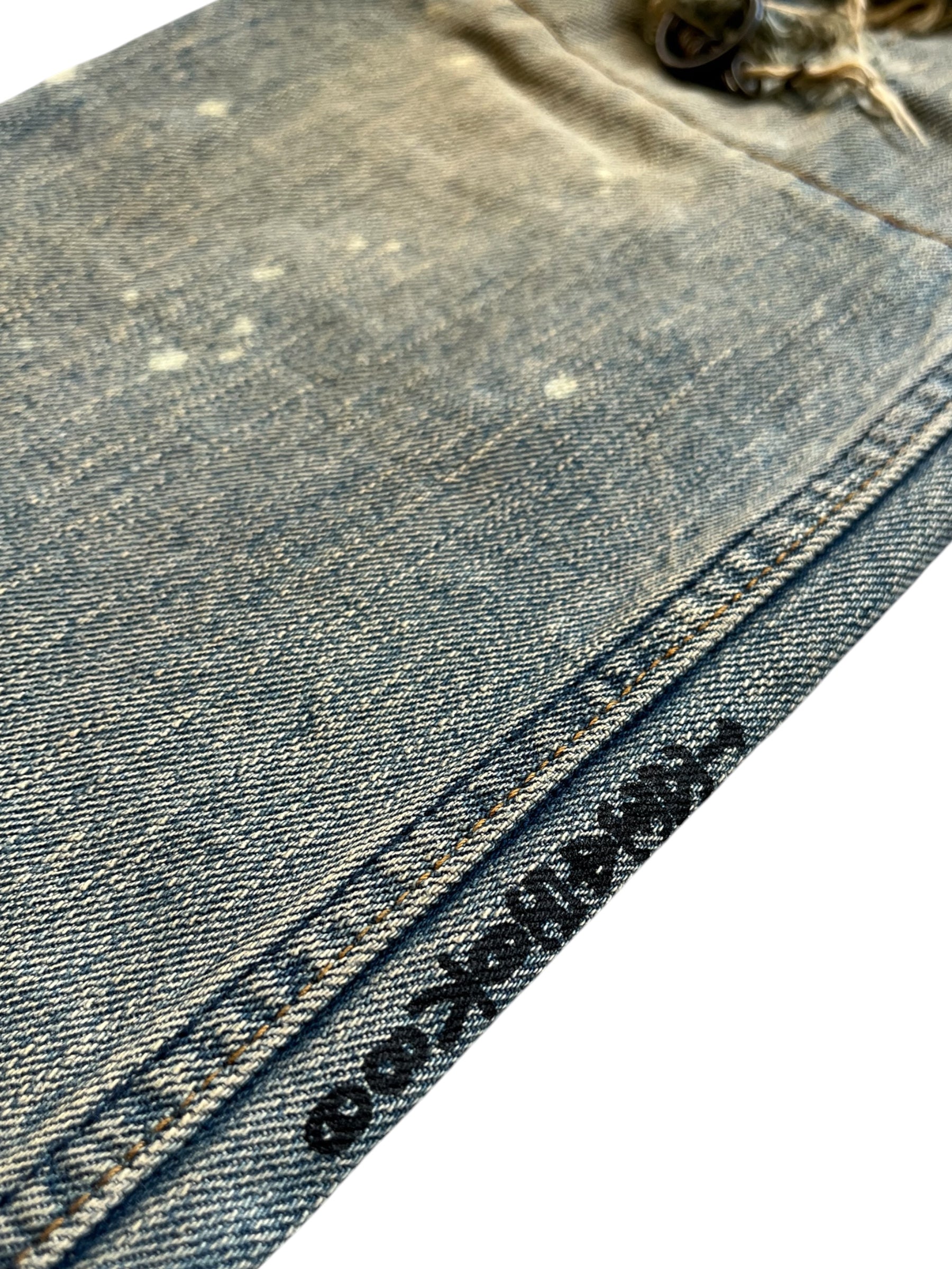 If Six Was Nine IfSixWasNine 00's Mudmax Bootcut Blue Denim Japanese Archive Fashion Vkei