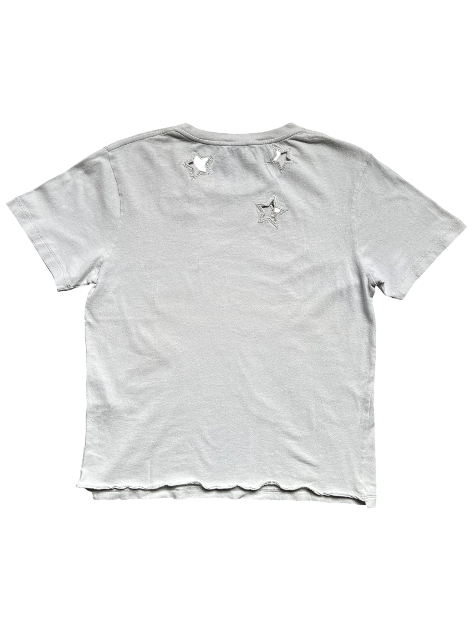 Saint Laurent SS18 Perforated Star T-Shirt