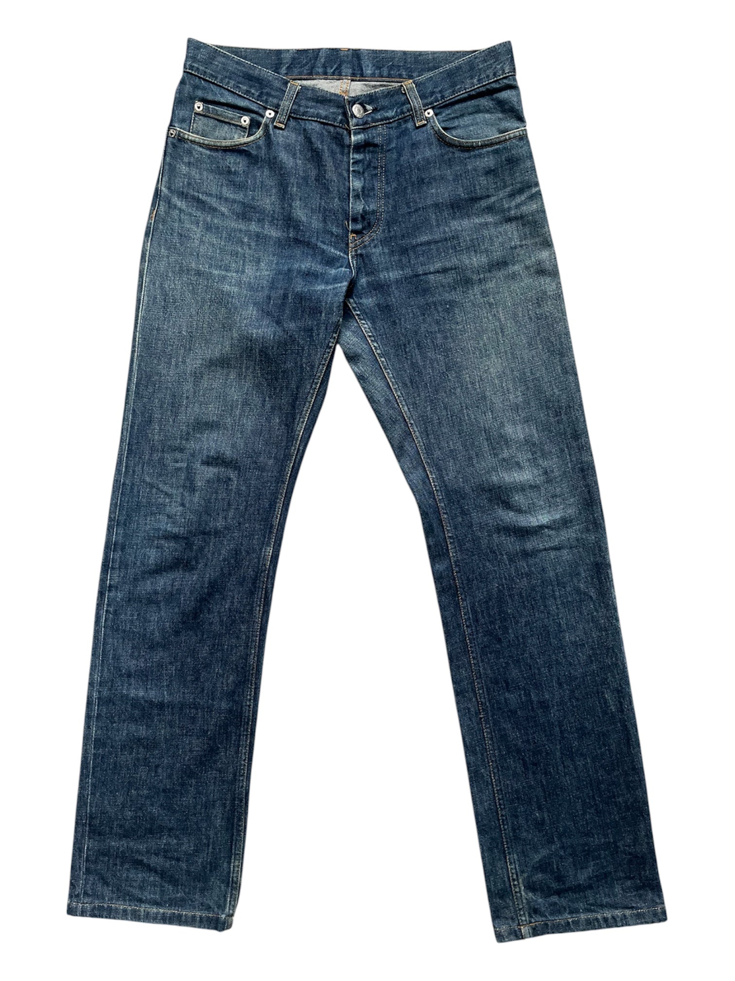 Helmut Lang 1998 Classic Cut Raw Denim Pants