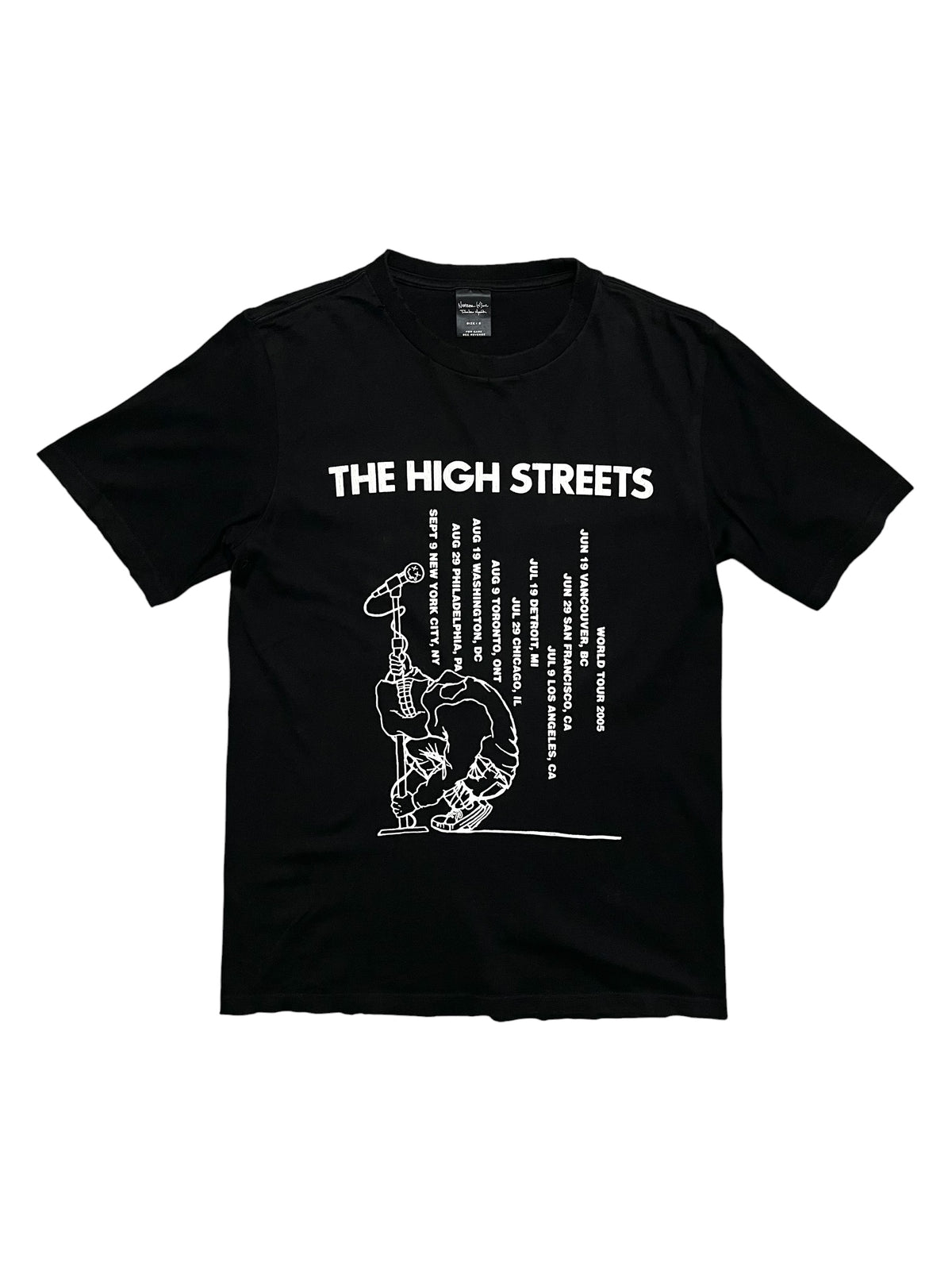 Number (N)ine AW05 "The High Streets" World Tour T-Shirt