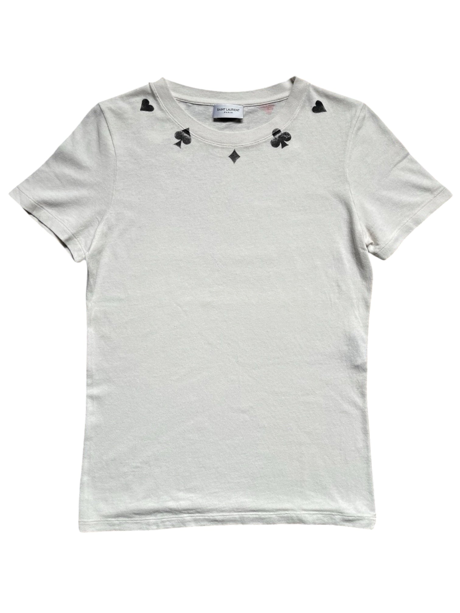 Saint Laurent SS18 Playing Card T-Shirt