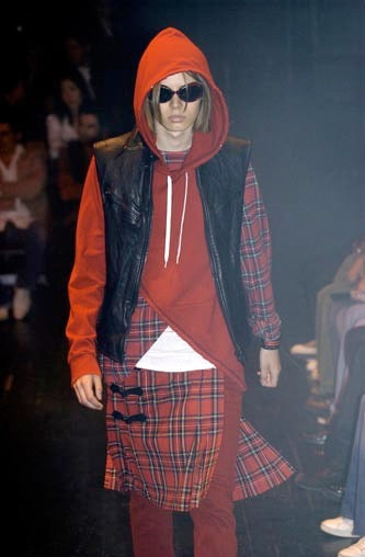 Number (N)ine SS05 Nightcrawler asymmetrical zip-up jacket with unique design and modern streetwear style.