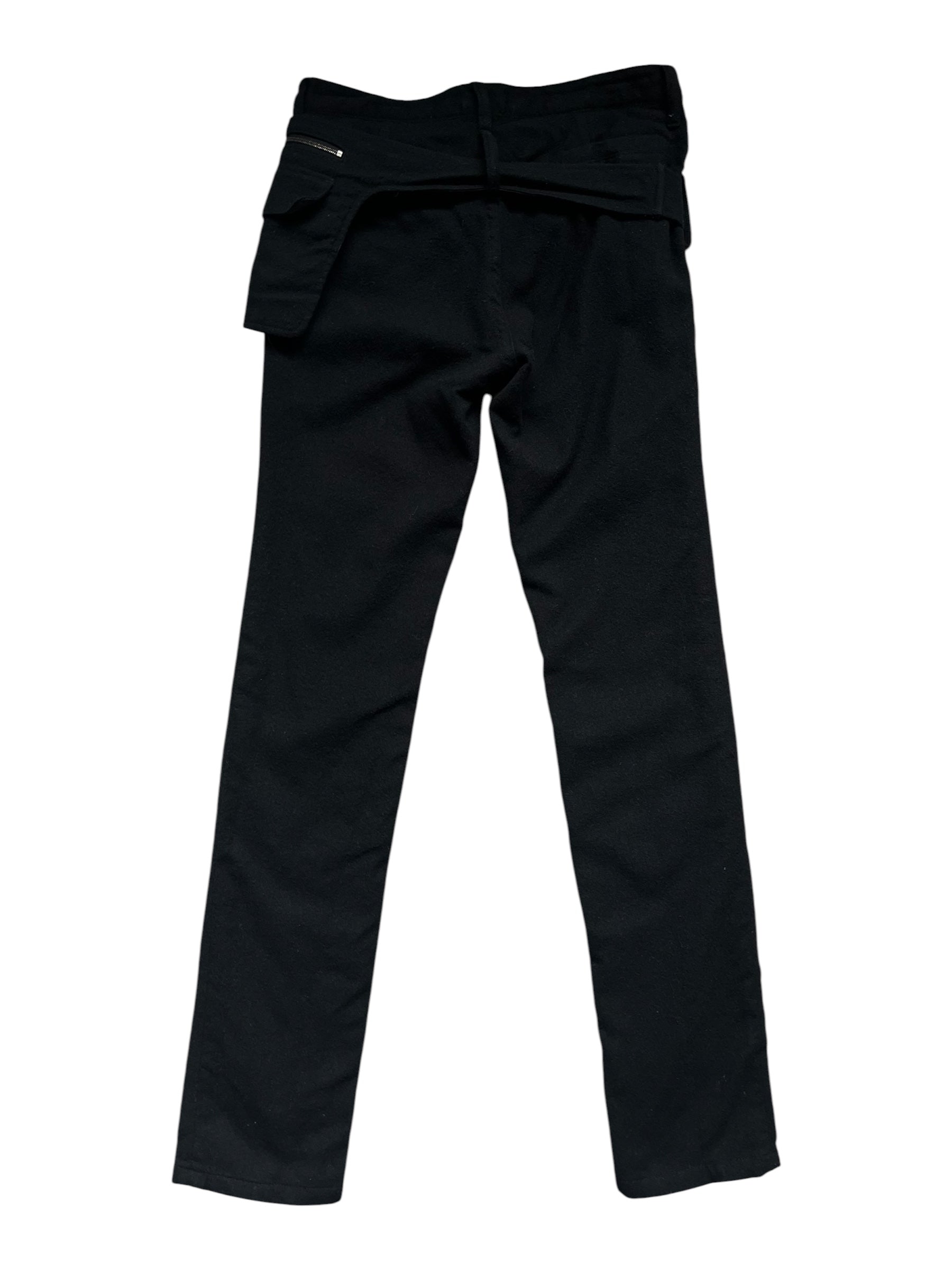 Undercover Jun Takahashi AW06 "Guruguru" Black Wool Waistbag Trousers Archive Fashion