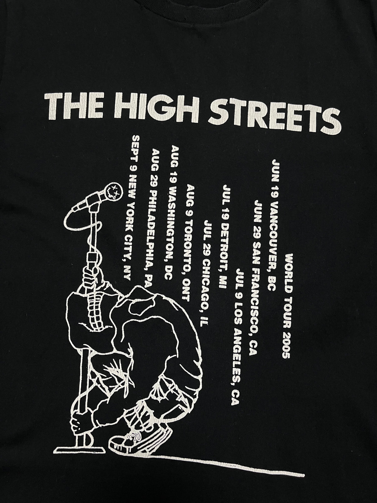 Number (N)ine AW05 "The High Streets" World Tour T-Shirt