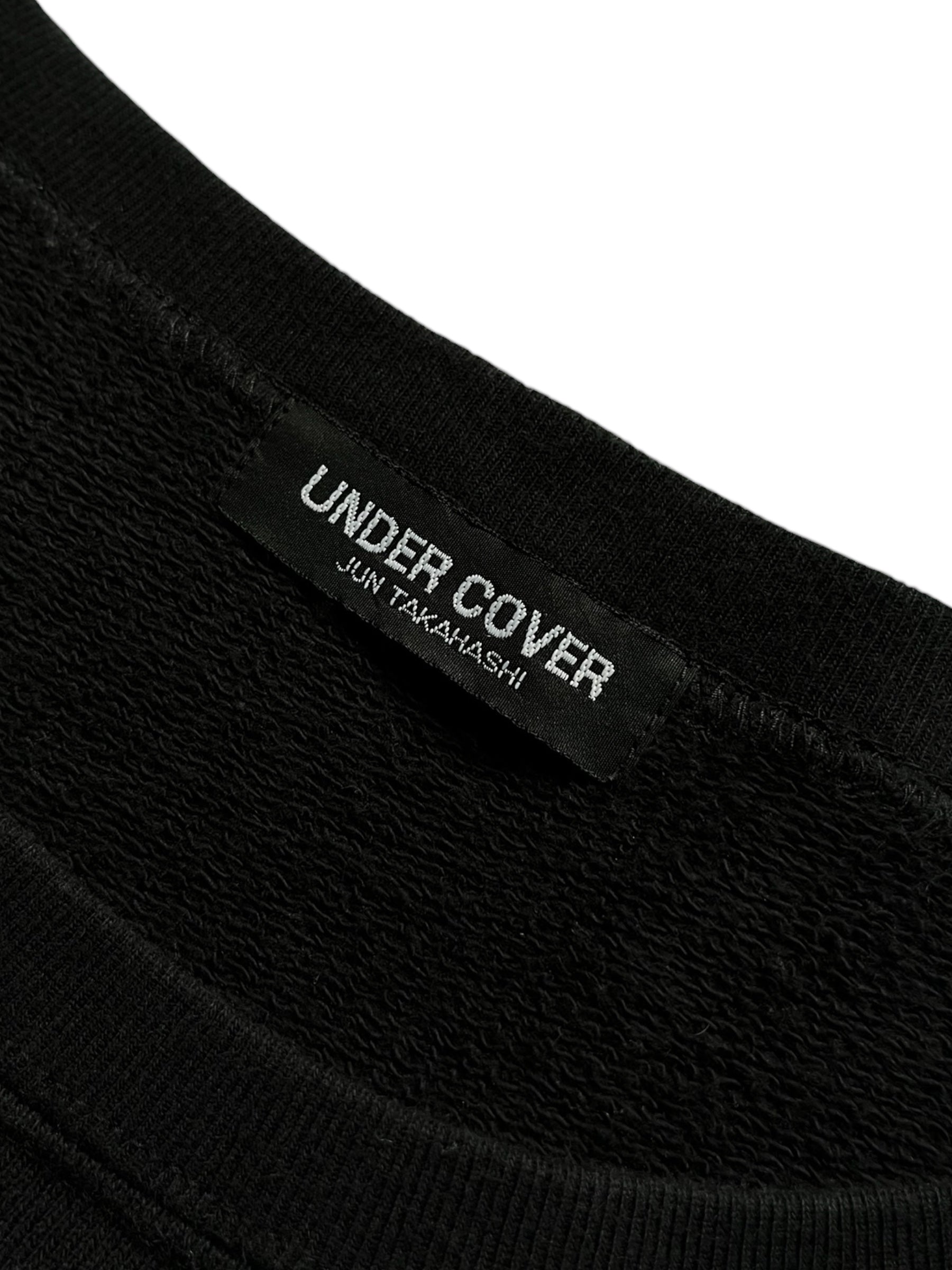 Undercover SS14 Psychocandy We Make Noise crewneck sweatshirt with graphic print, casual fit, and soft fabric.
