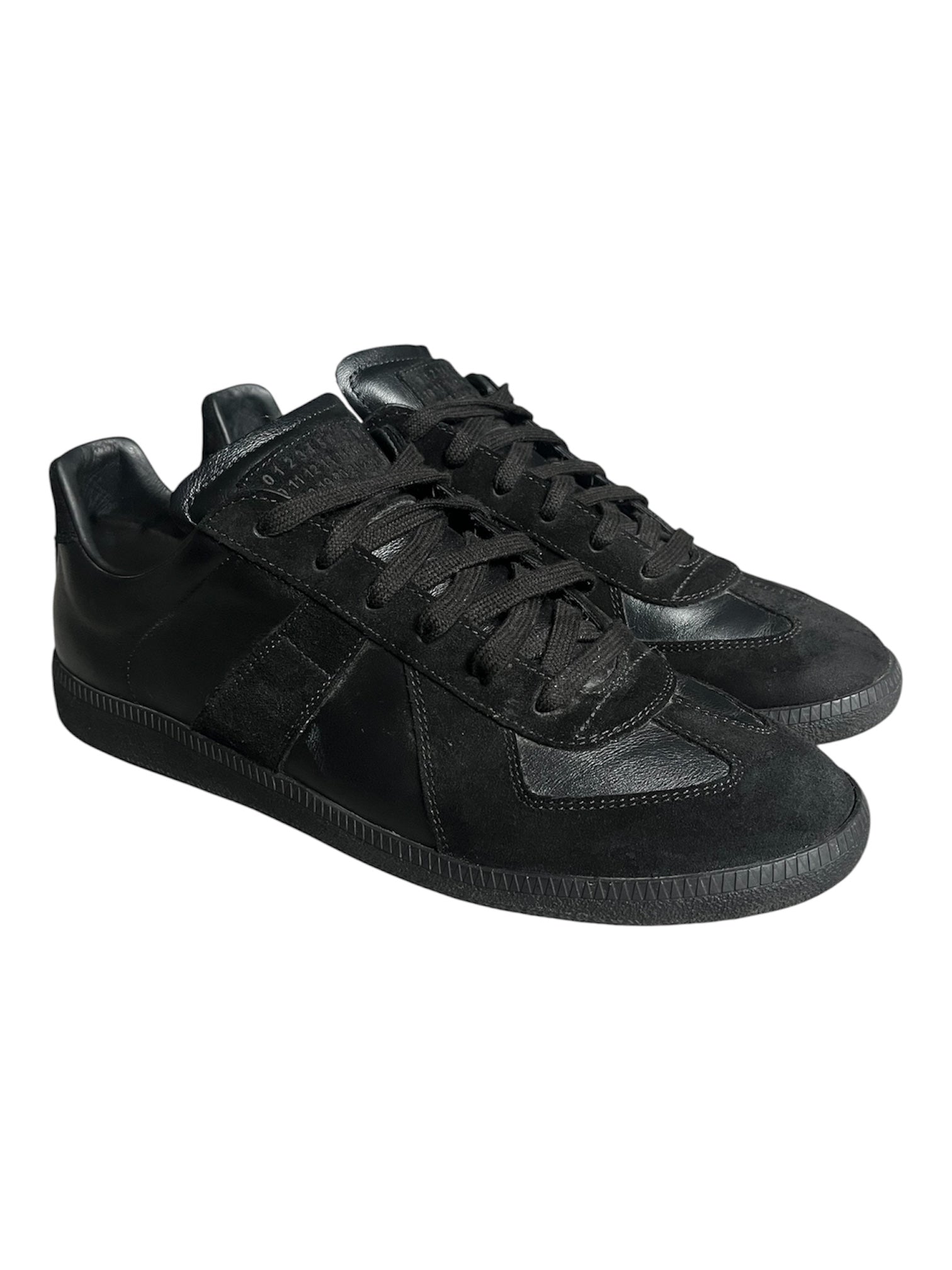 Maison Margiela Replica Black Suede Gats Sneakers