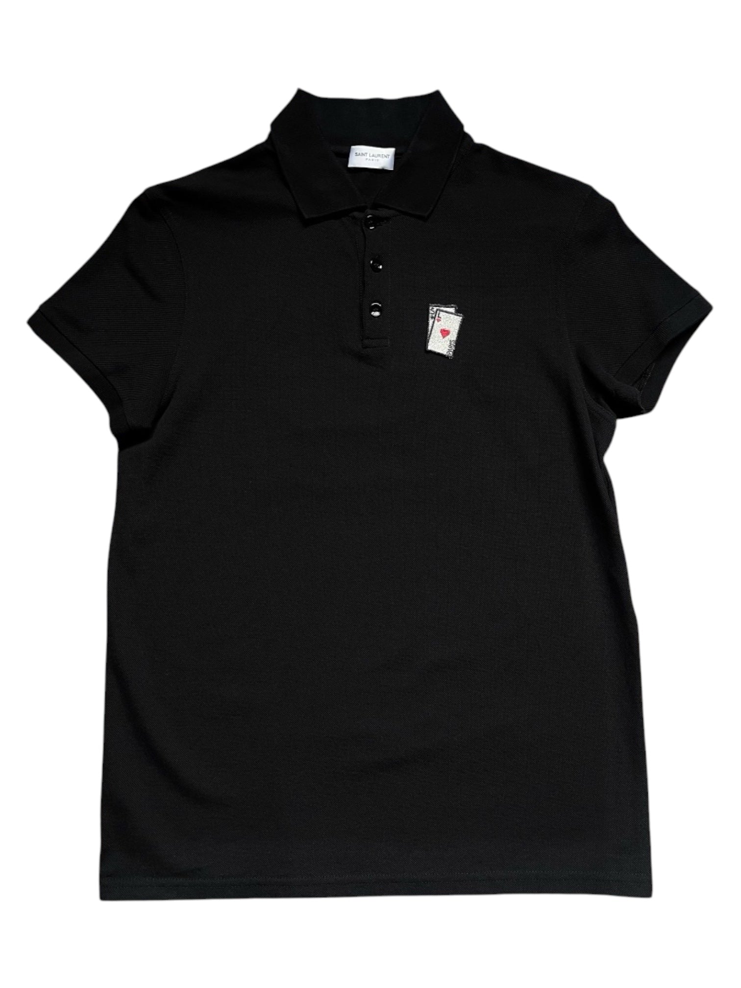 Saint Laurent SS18 Playing Card Polo