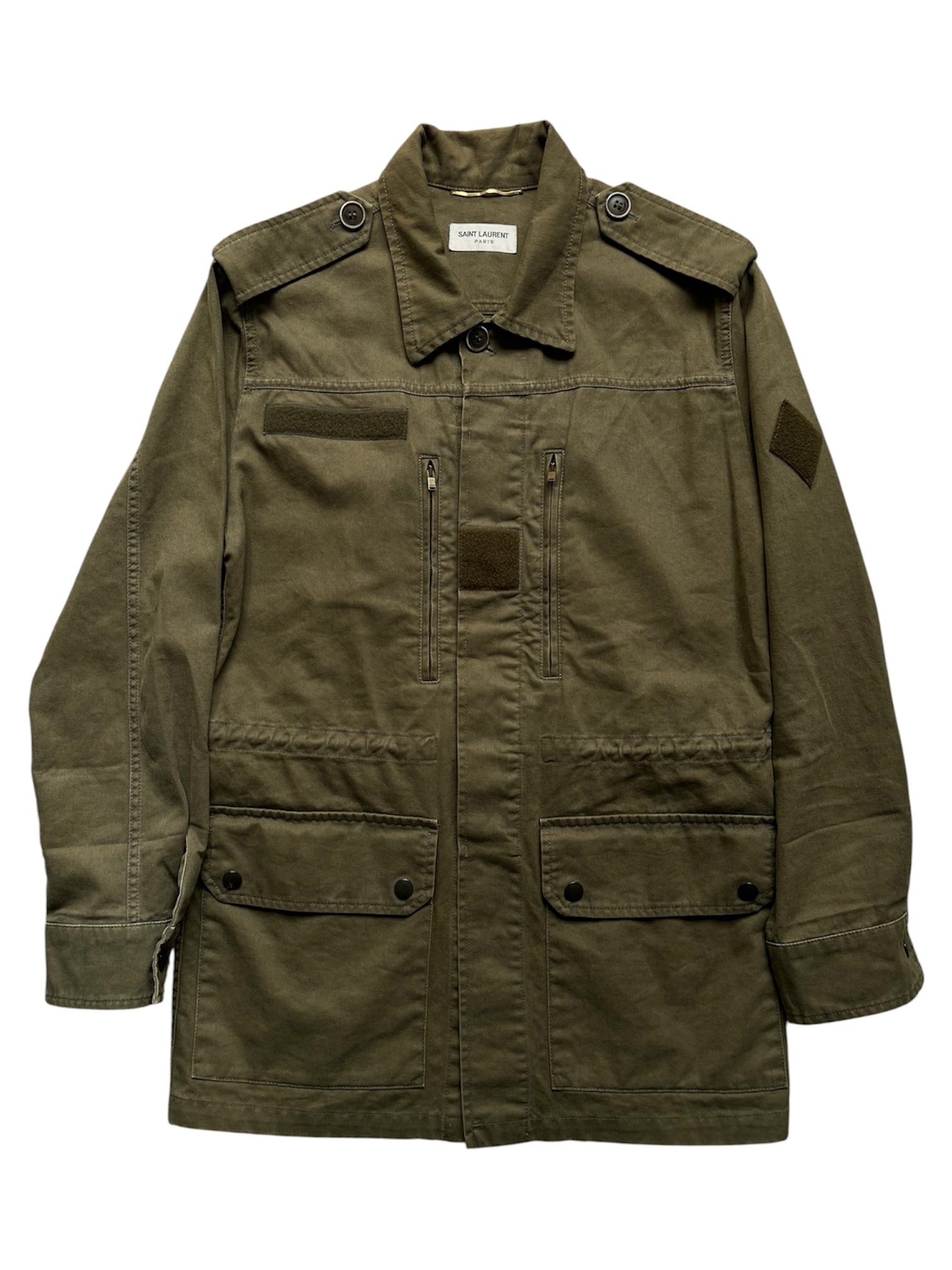 Saint Laurent SS16 Military Jacket