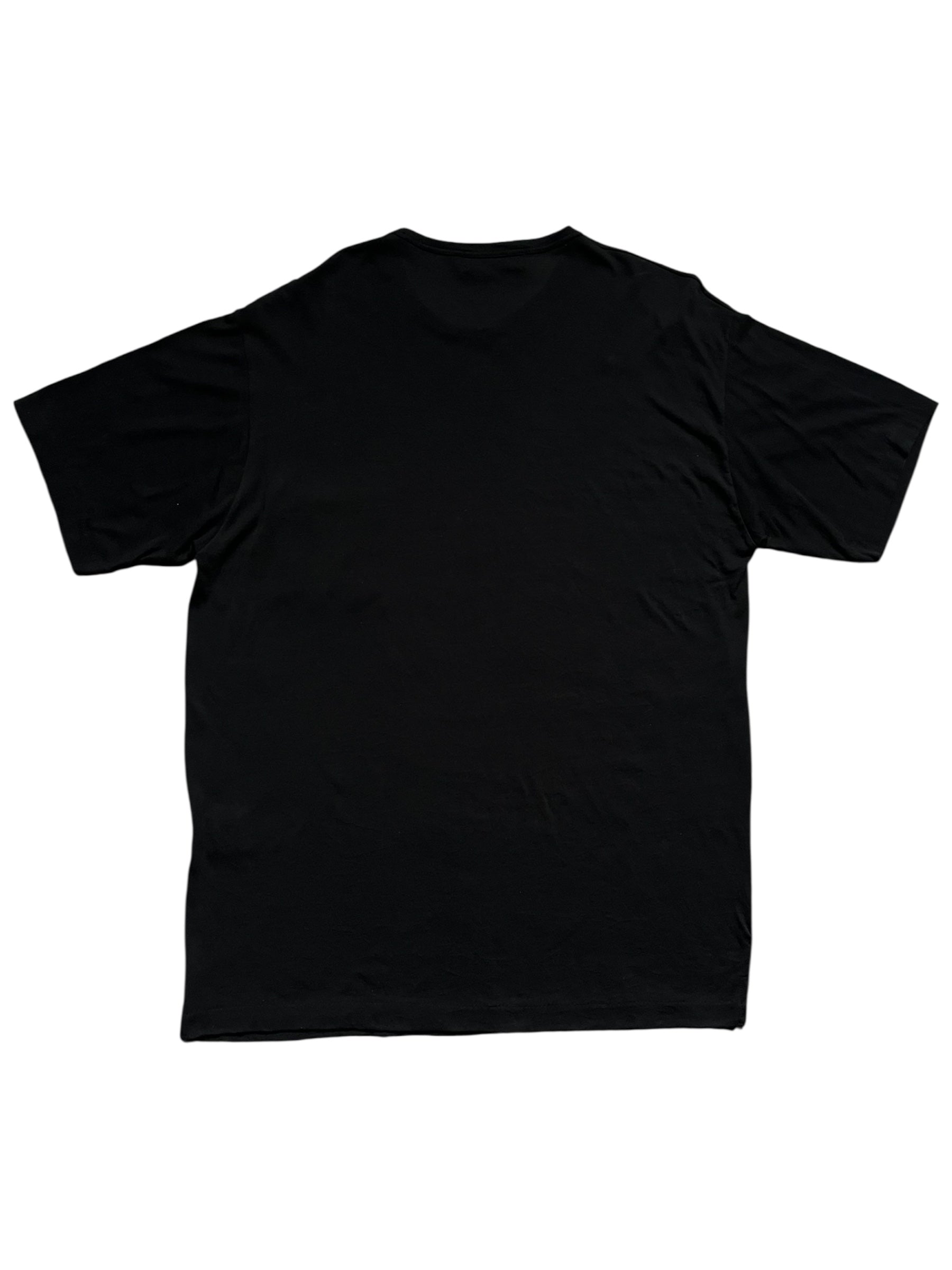 Black pocket T-shirt by Yohji Yamamoto featuring a classic crew neck and minimalist design.