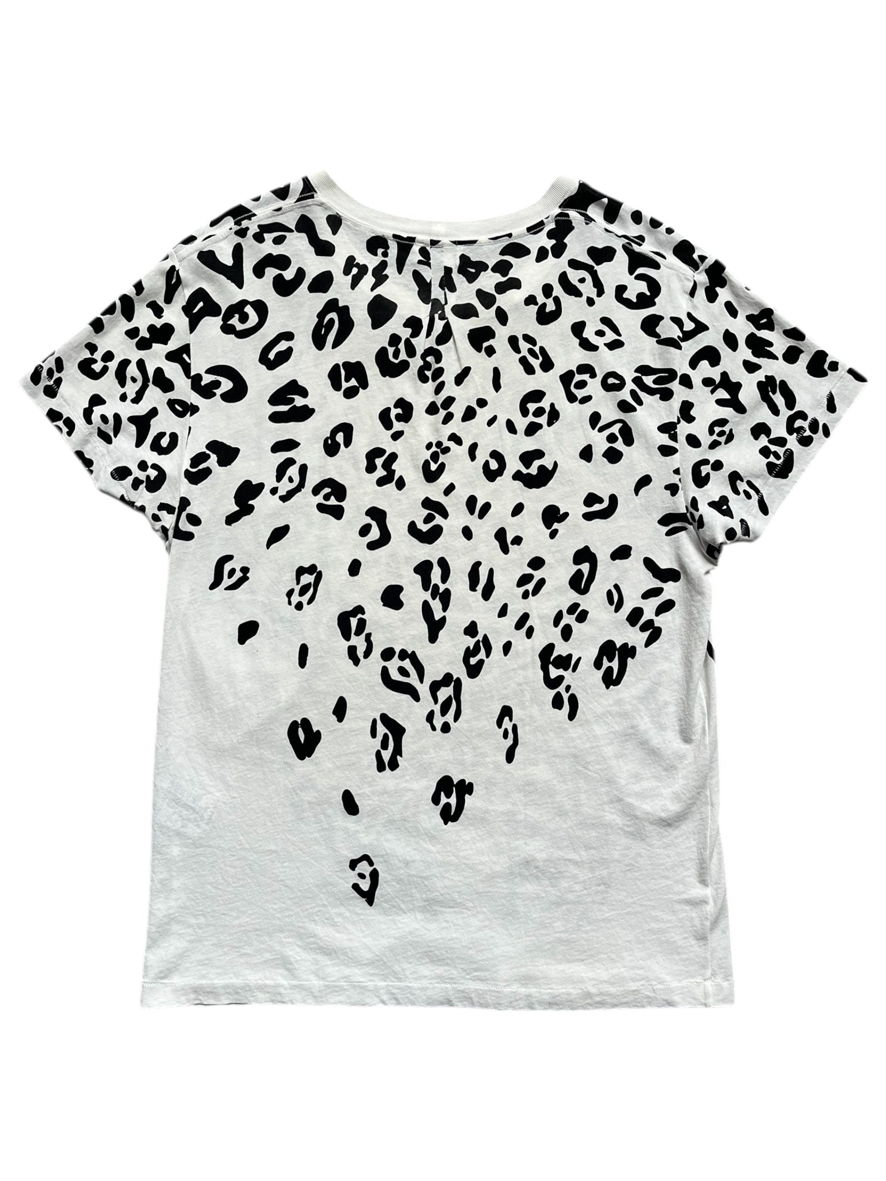 Saint Laurent AW16 leopard T-shirt featuring a stylish animal print design on soft cotton fabric