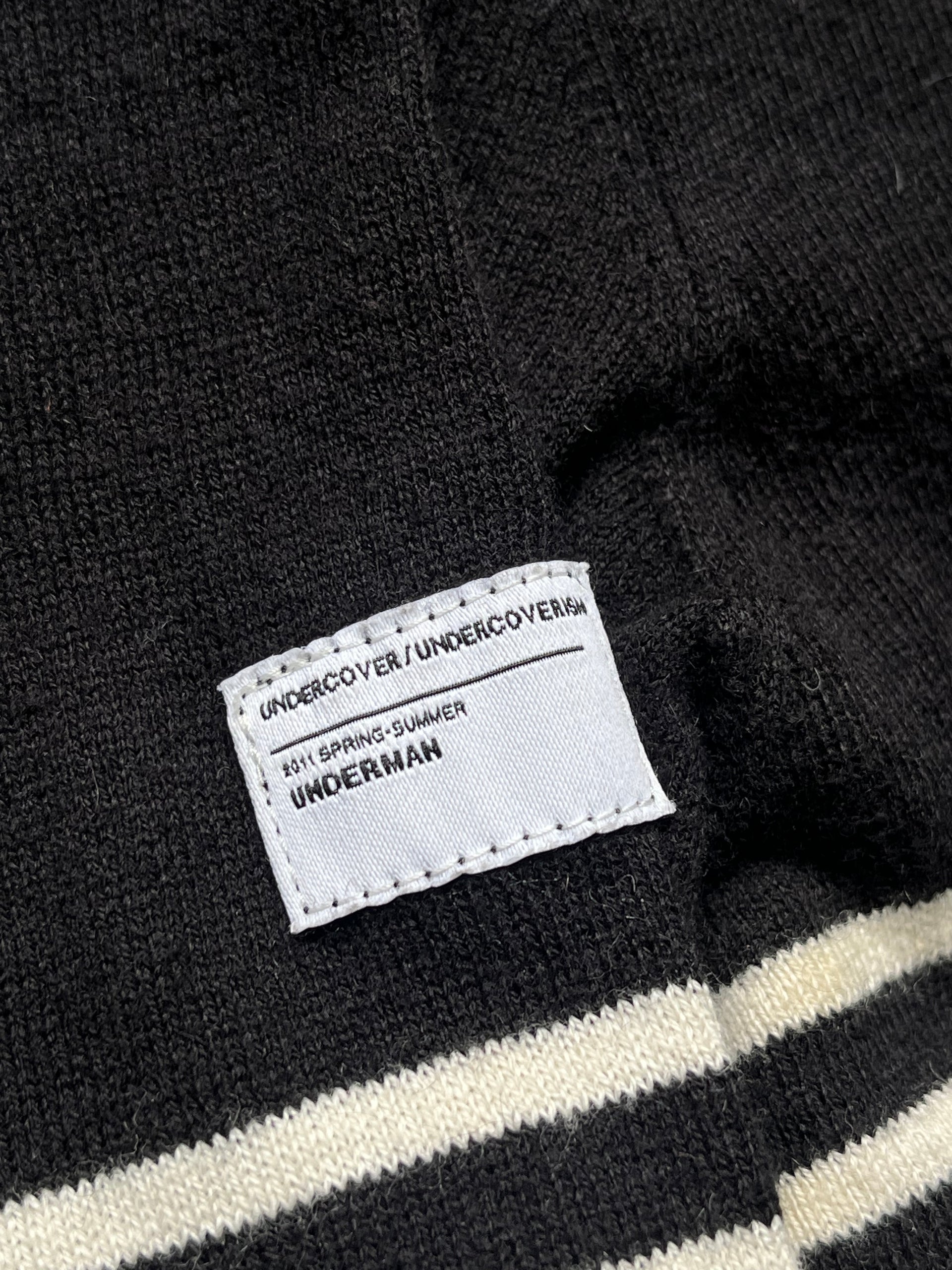 Undercover SS11 "Underman" Striped Knit