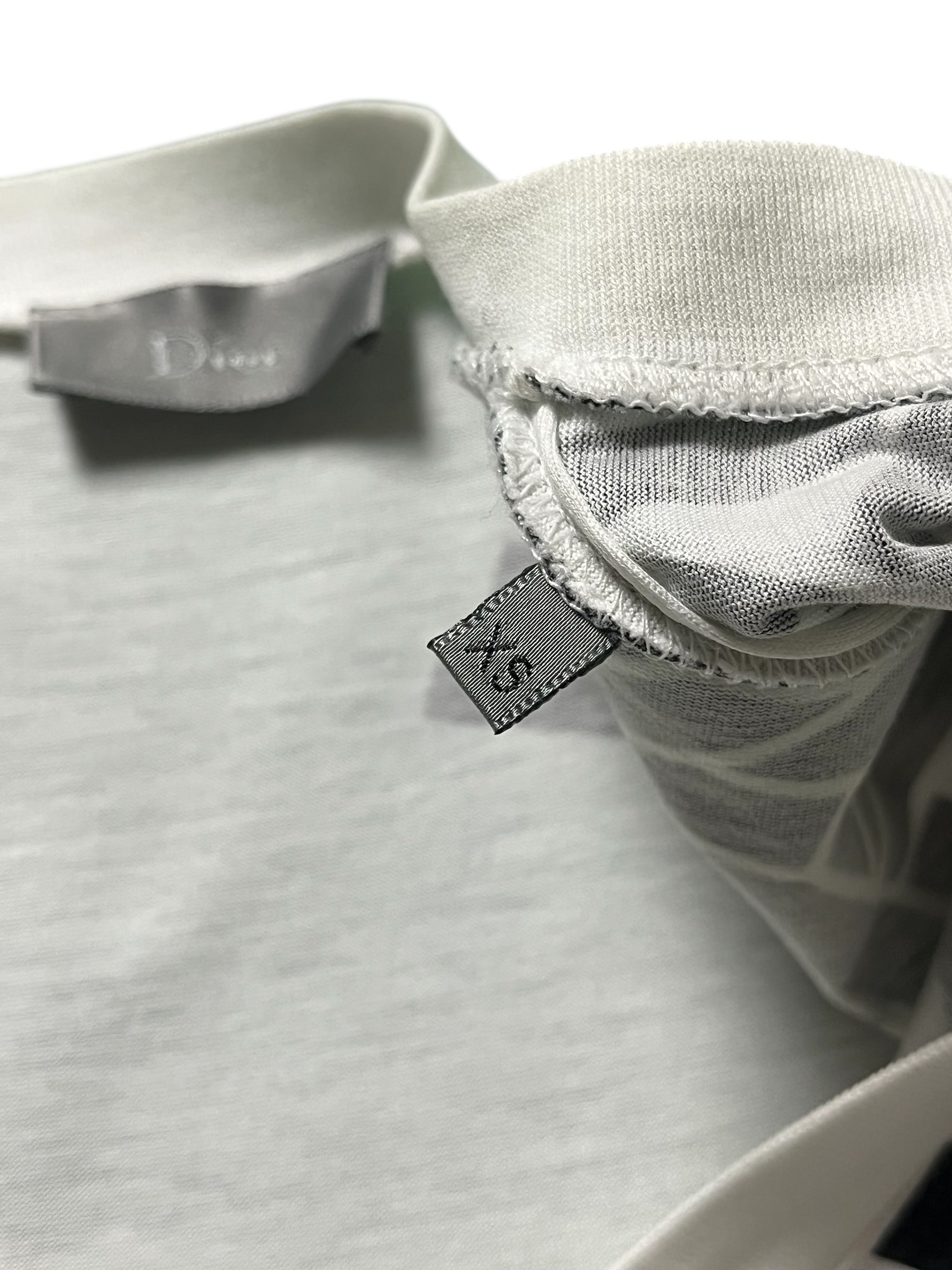 Dior SS08 Geometric T-Shirt featuring bold geometric patterns on a stylish casual T-shirt for men.