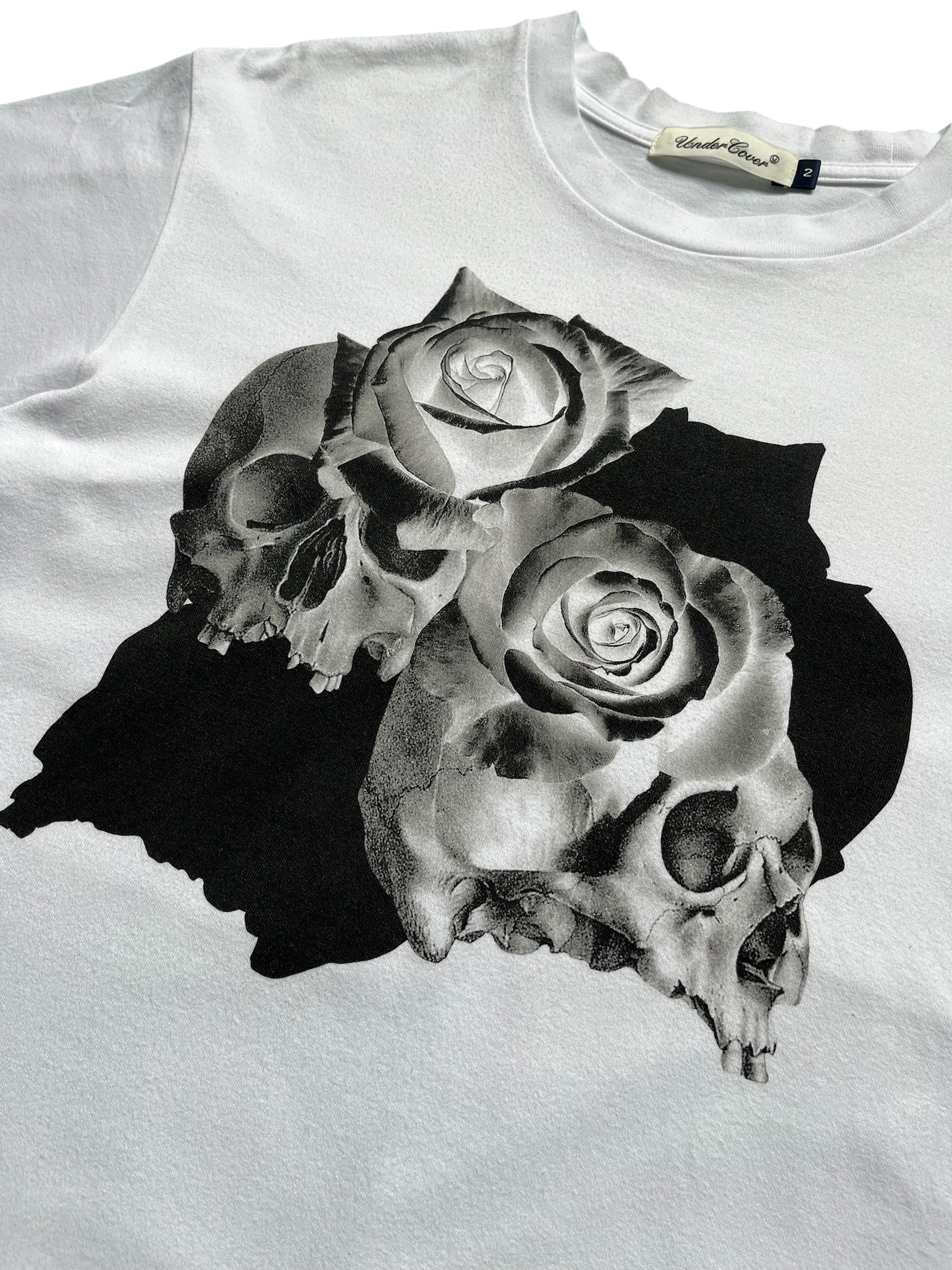 Undercover SS21 Skull T-shirt featuring a bold skull graphic on soft cotton fabric, casual streetwear style.