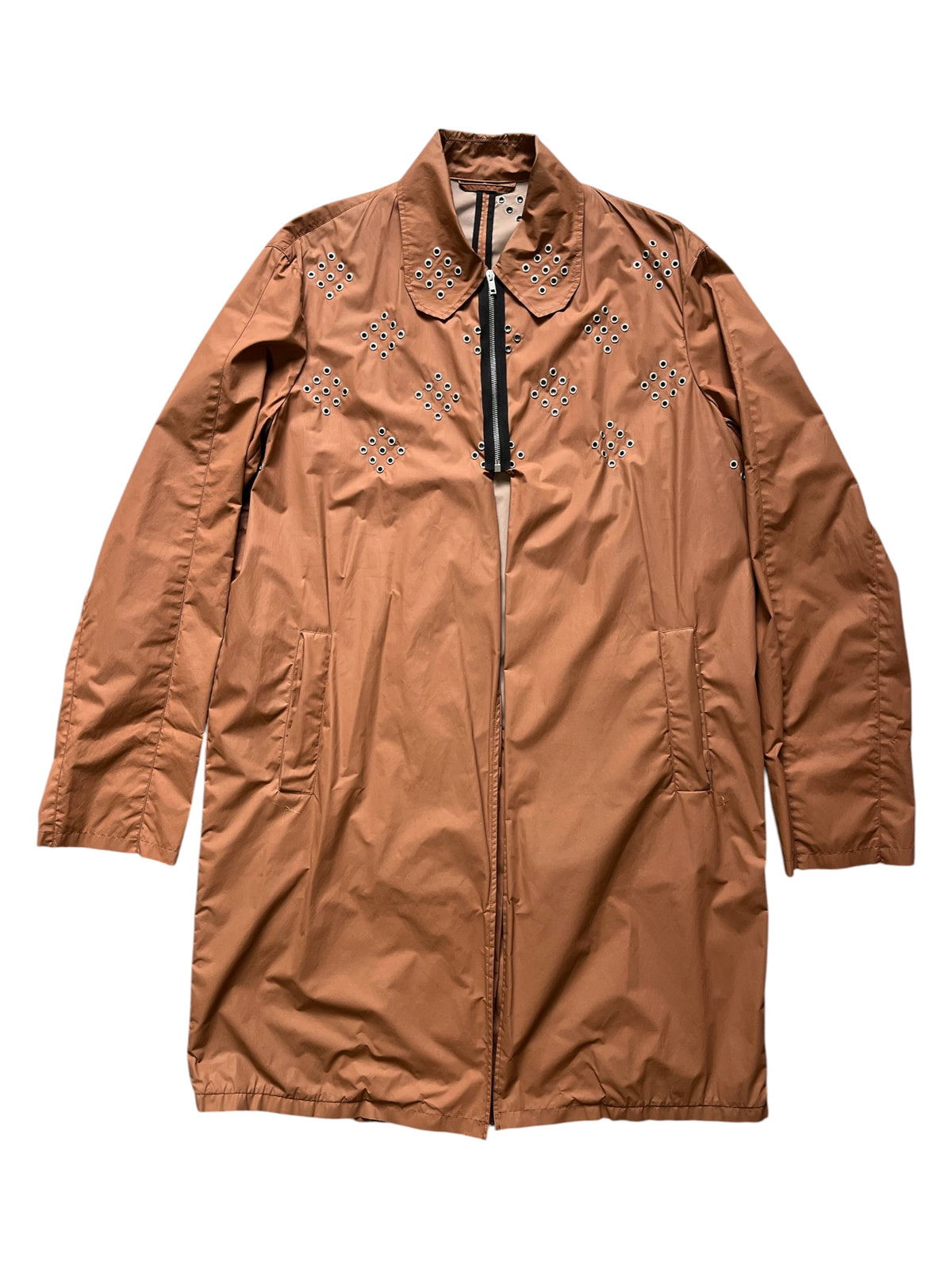 Raf Simons SS16 "Time Elapse" Eyelet Coat