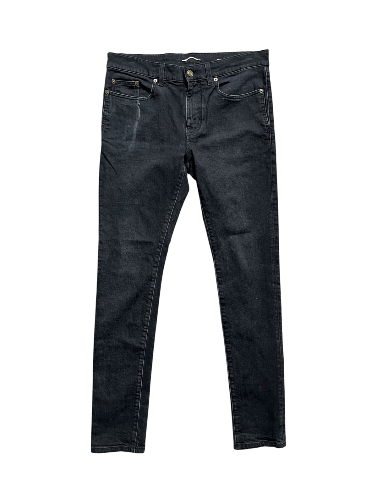 Saint Laurent SS19 D02 Faded Black Denim