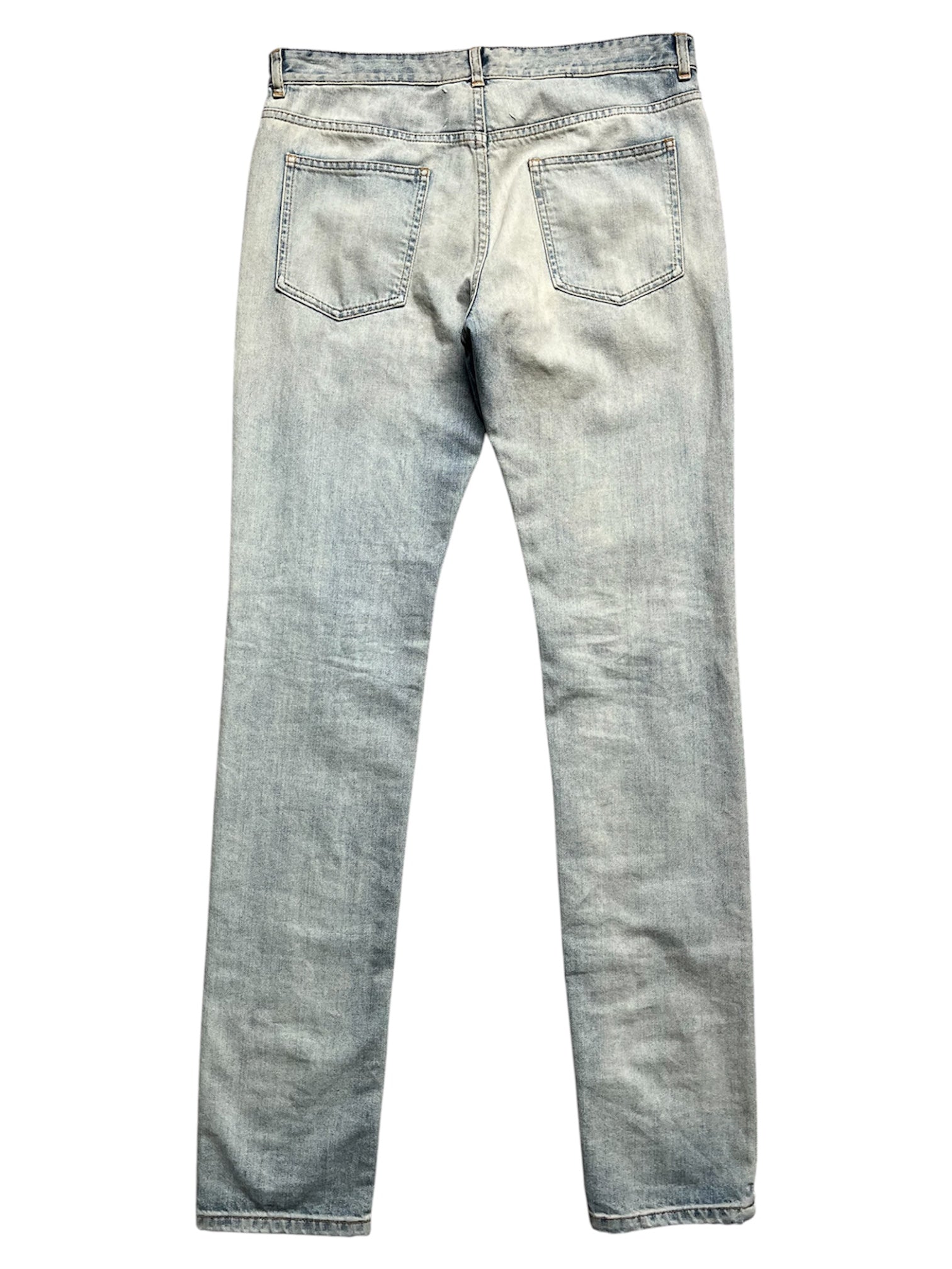Maison Margiela AW15 Light Blue Wash Skinny Denim