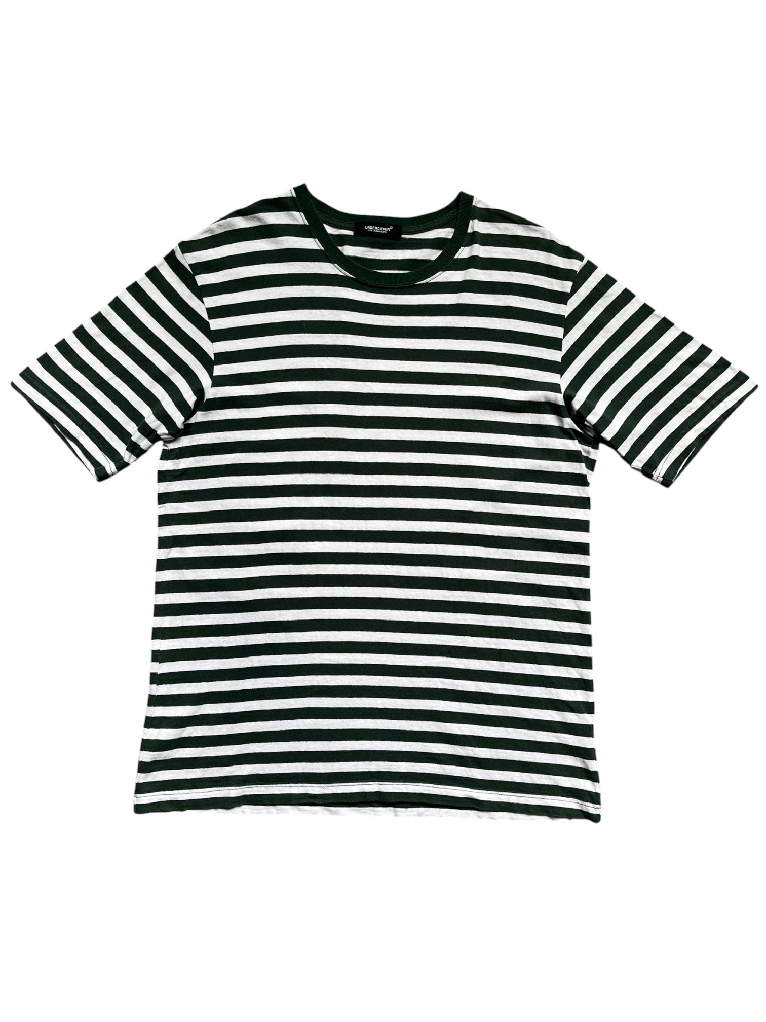 Undercover SS21 Pine Green Striped T-Shirt