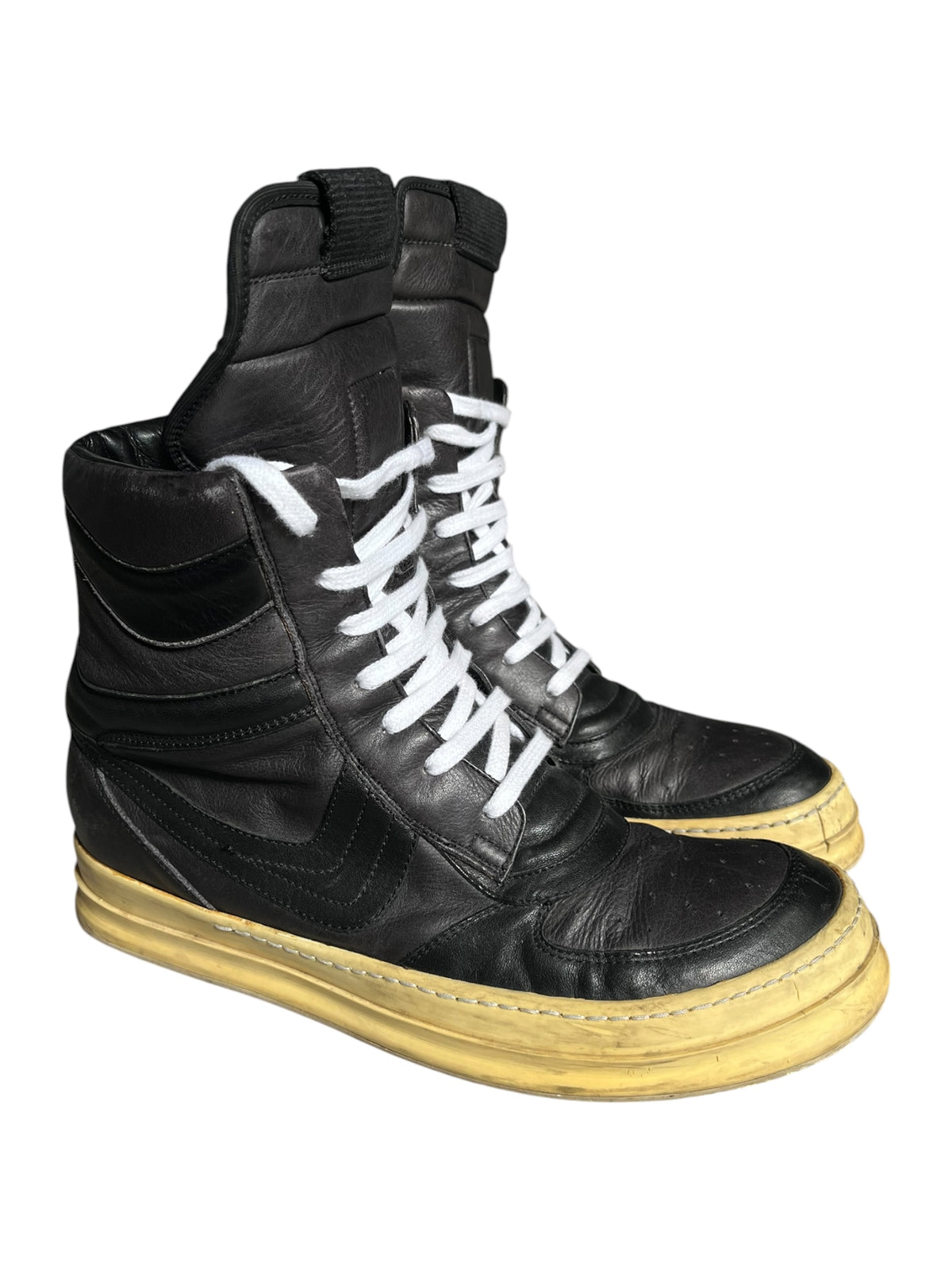 Rick Owens SS08 "Creatch" Black Dunks Sneakers