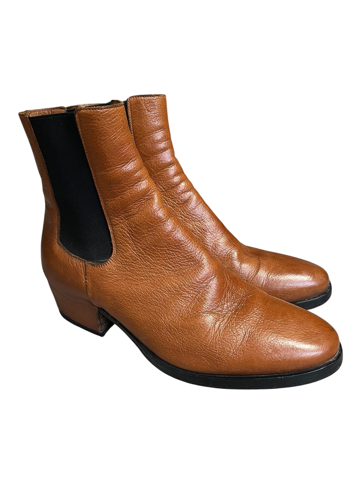 Givenchy SS18 Cuban Heel Leather Boots