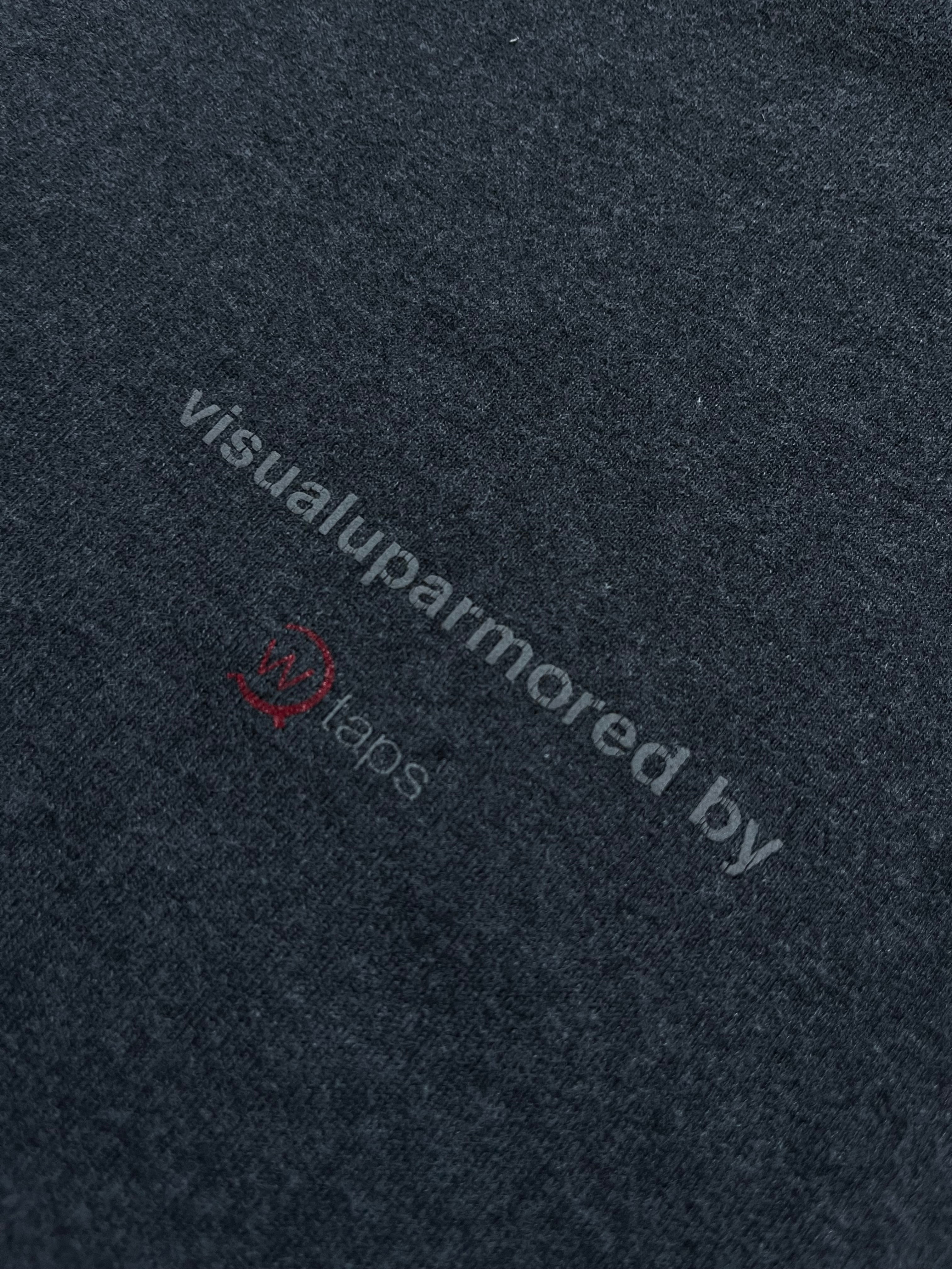 Undercover SS00 "Teaser" WTAPS Generation F*uck You T-shirt, front view showing bold graphic print on black cotton fabric.