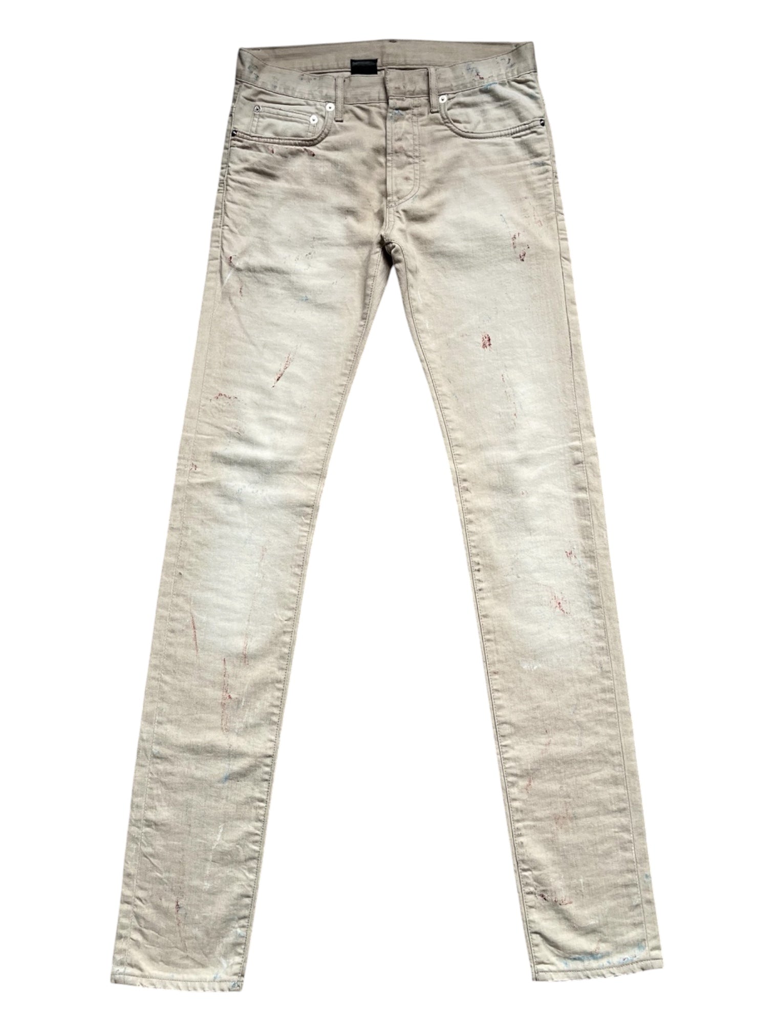 Dior Homme SS10 "Wildcat" Paint Splatter Denim