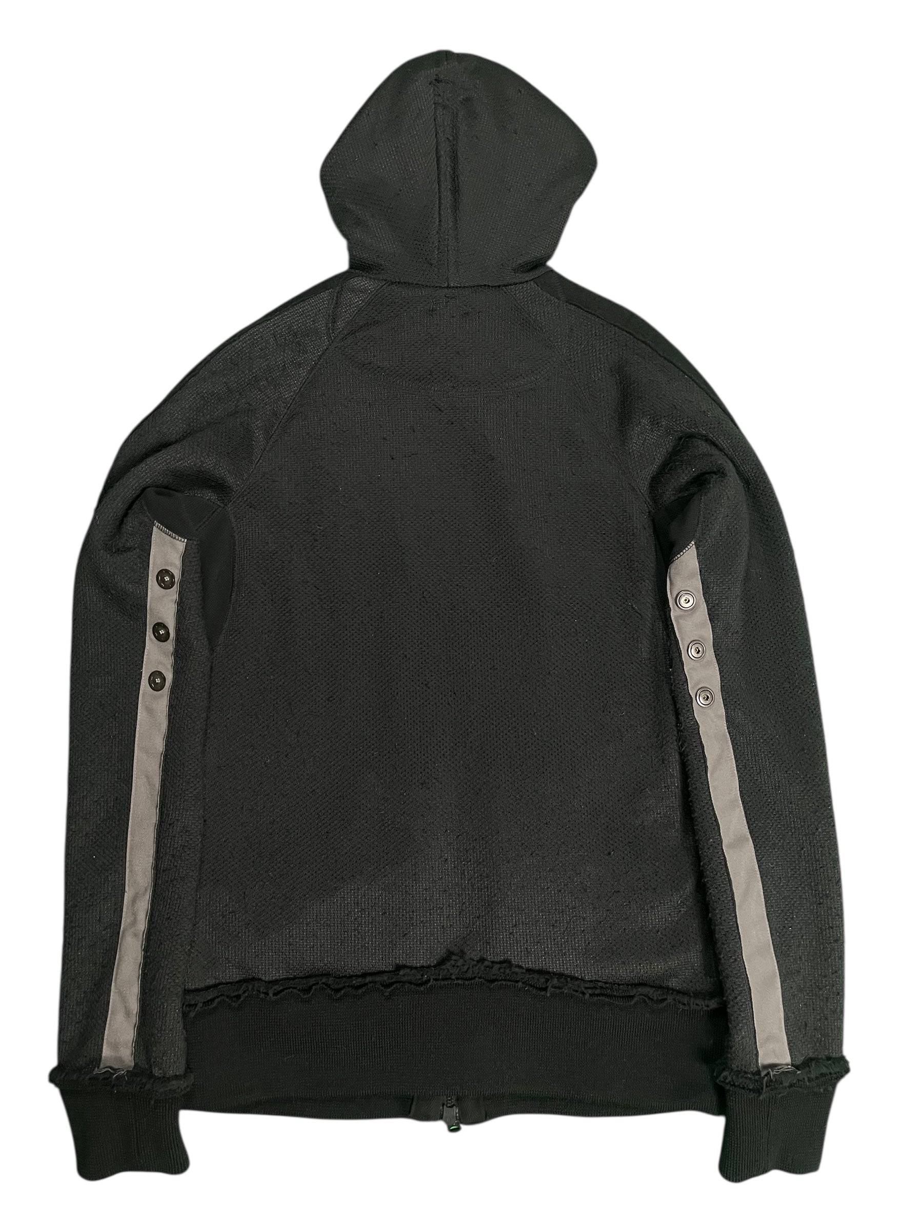 Le Grande Bleu Sherpa Boxer Zip-Up Hoodie featuring a cozy fleece interior and zip front, in a casual hoodie style.