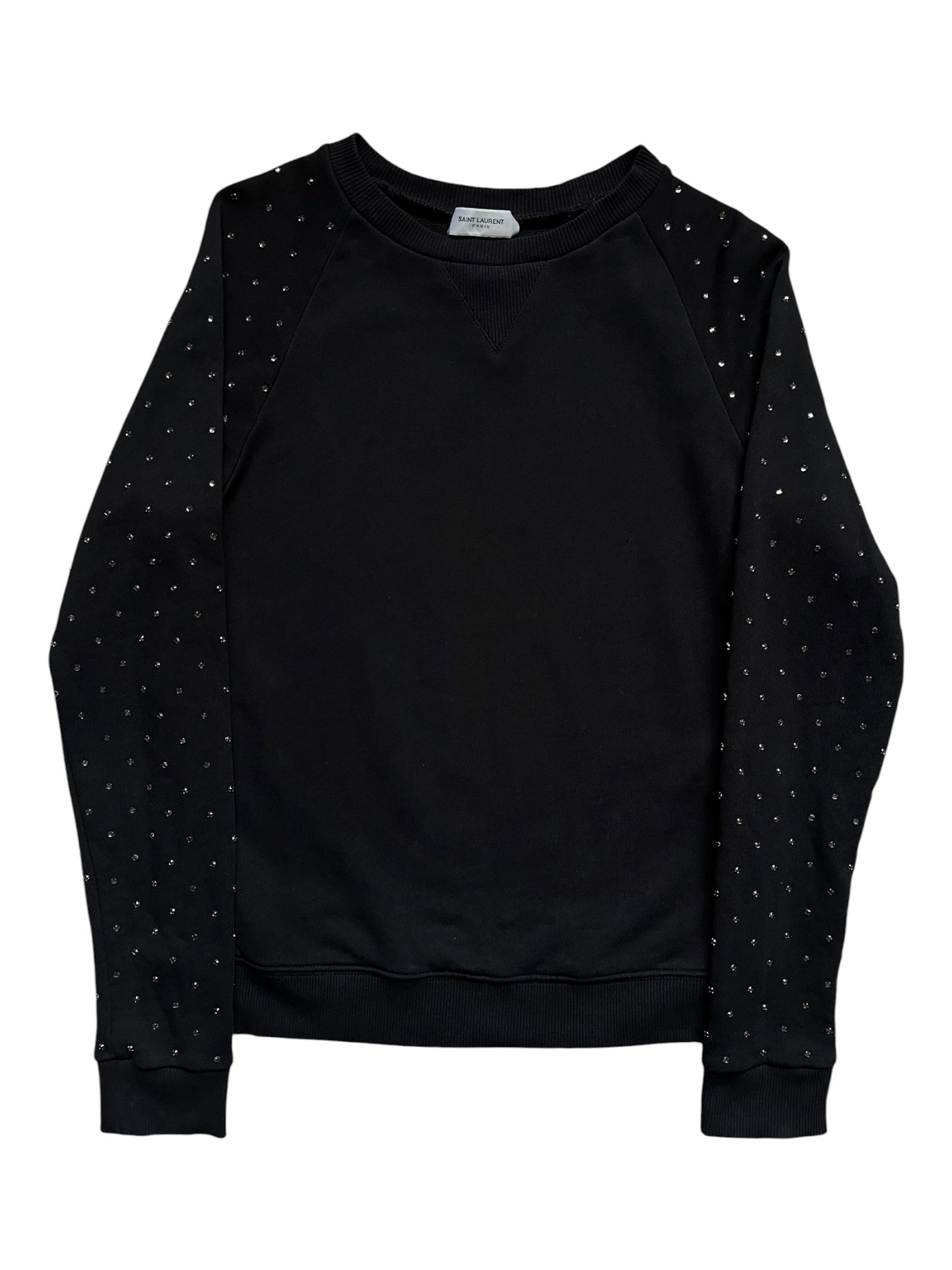 Saint Laurent AW15 Rhinestone Crewneck