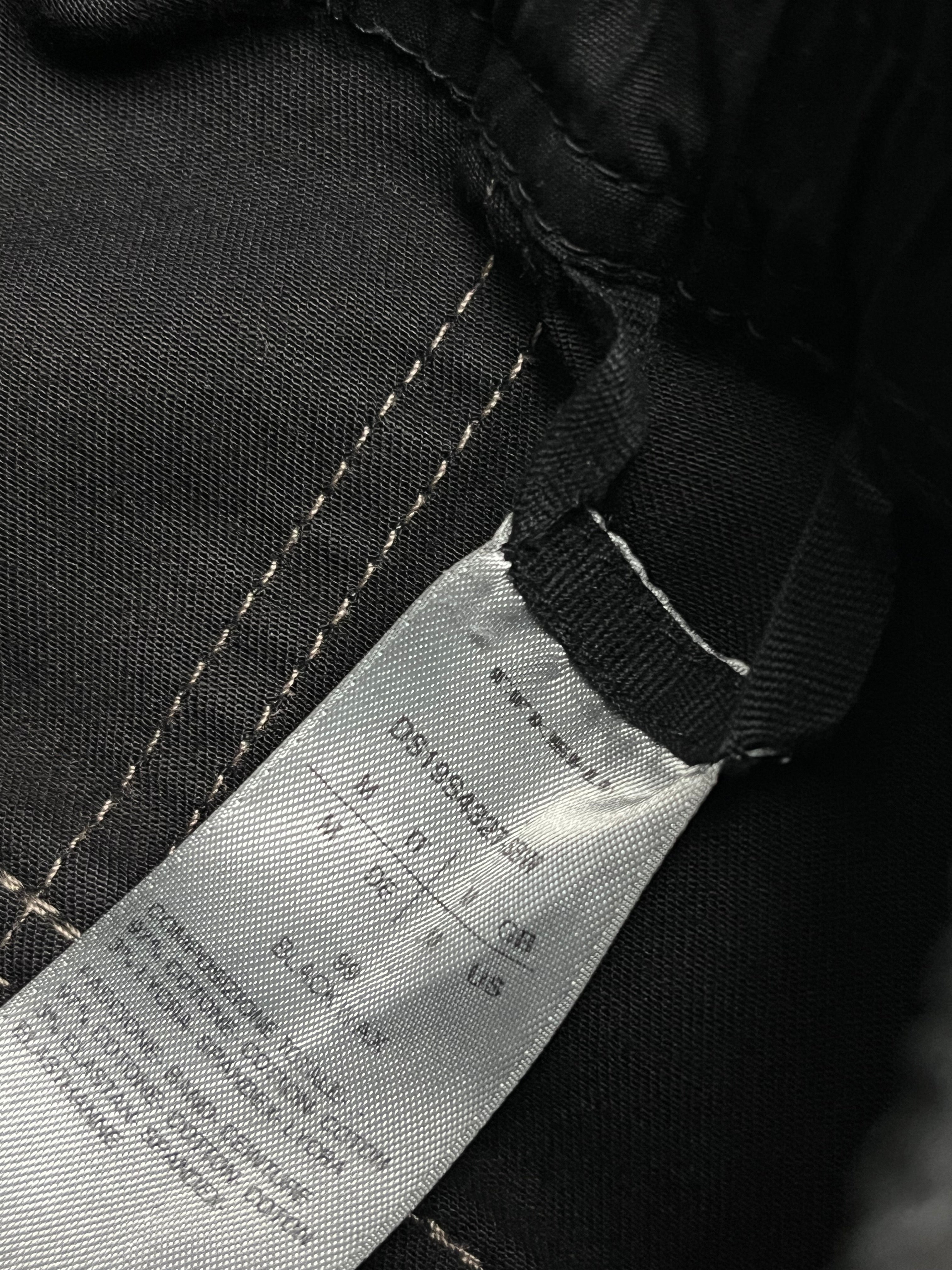 Rick Owens SS19 DRKSHDW Waxed Denim Creatch Cargo Pants Archive Fashion Darkwear