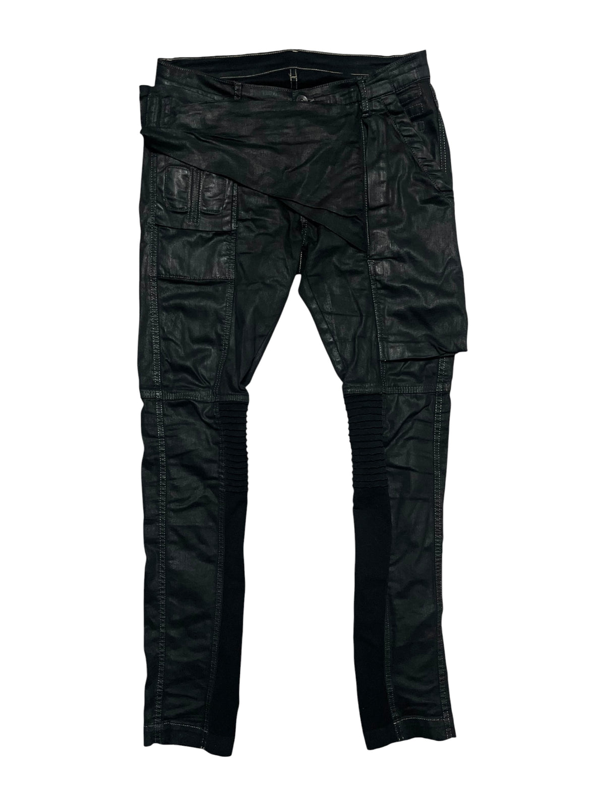 SS15 "Faun" DRKSHDW Waxed Memphis Biker Pants