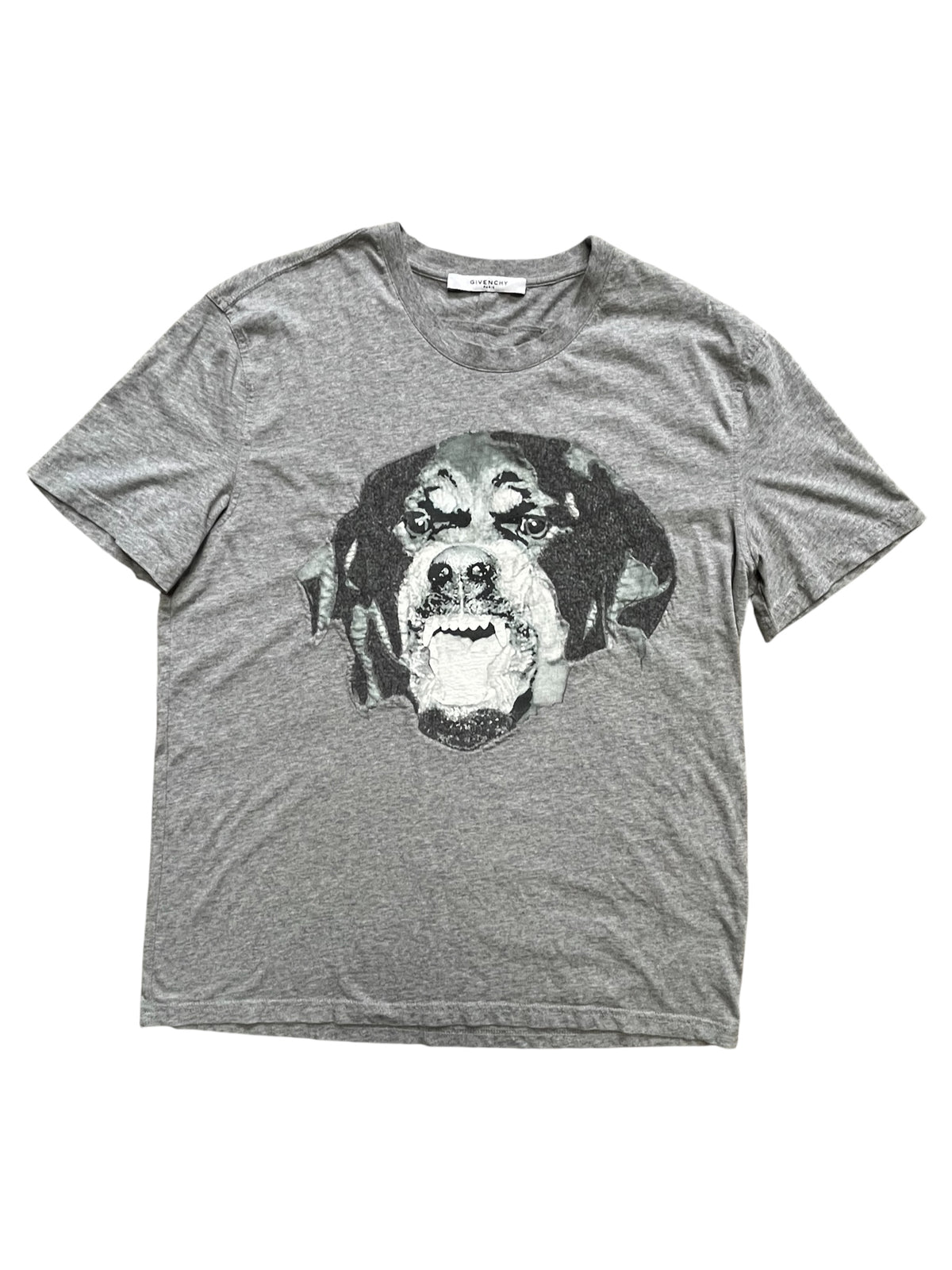 Givenchy SS16 Felted Embroidered Rottweiler T-Shirt