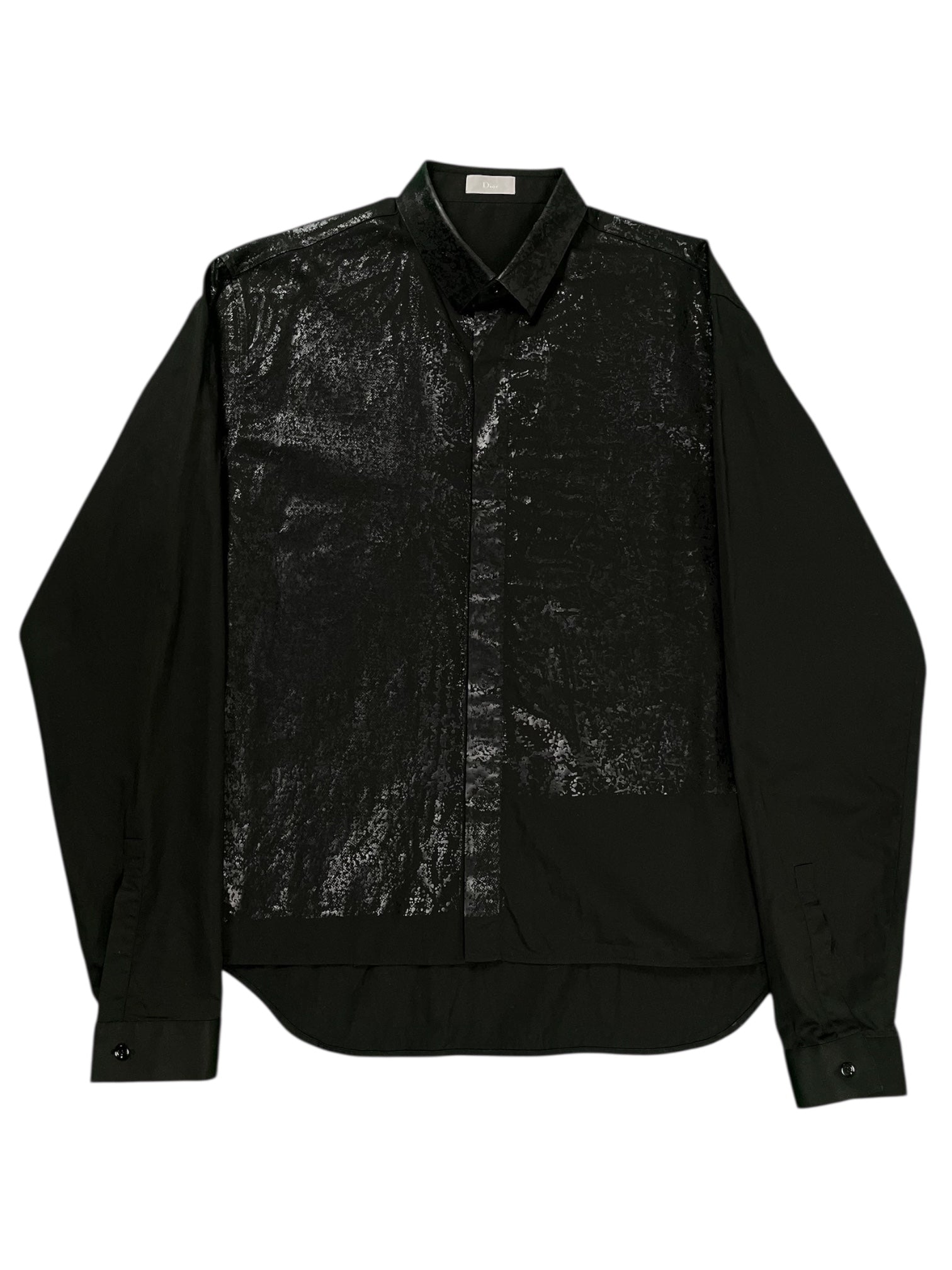 Dior AW03 Luster painted shirt featuring a stylish design with vibrant colors and a classic fit.