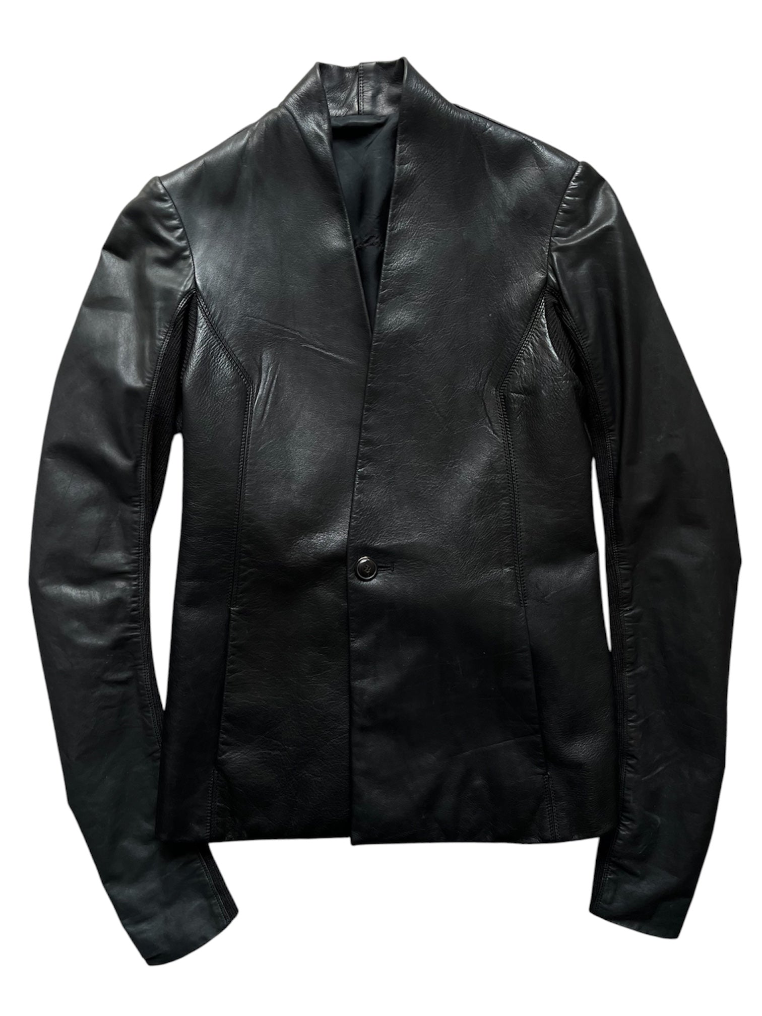 Rick Owens FW10 "Gleam" Leather Blazer Jacket