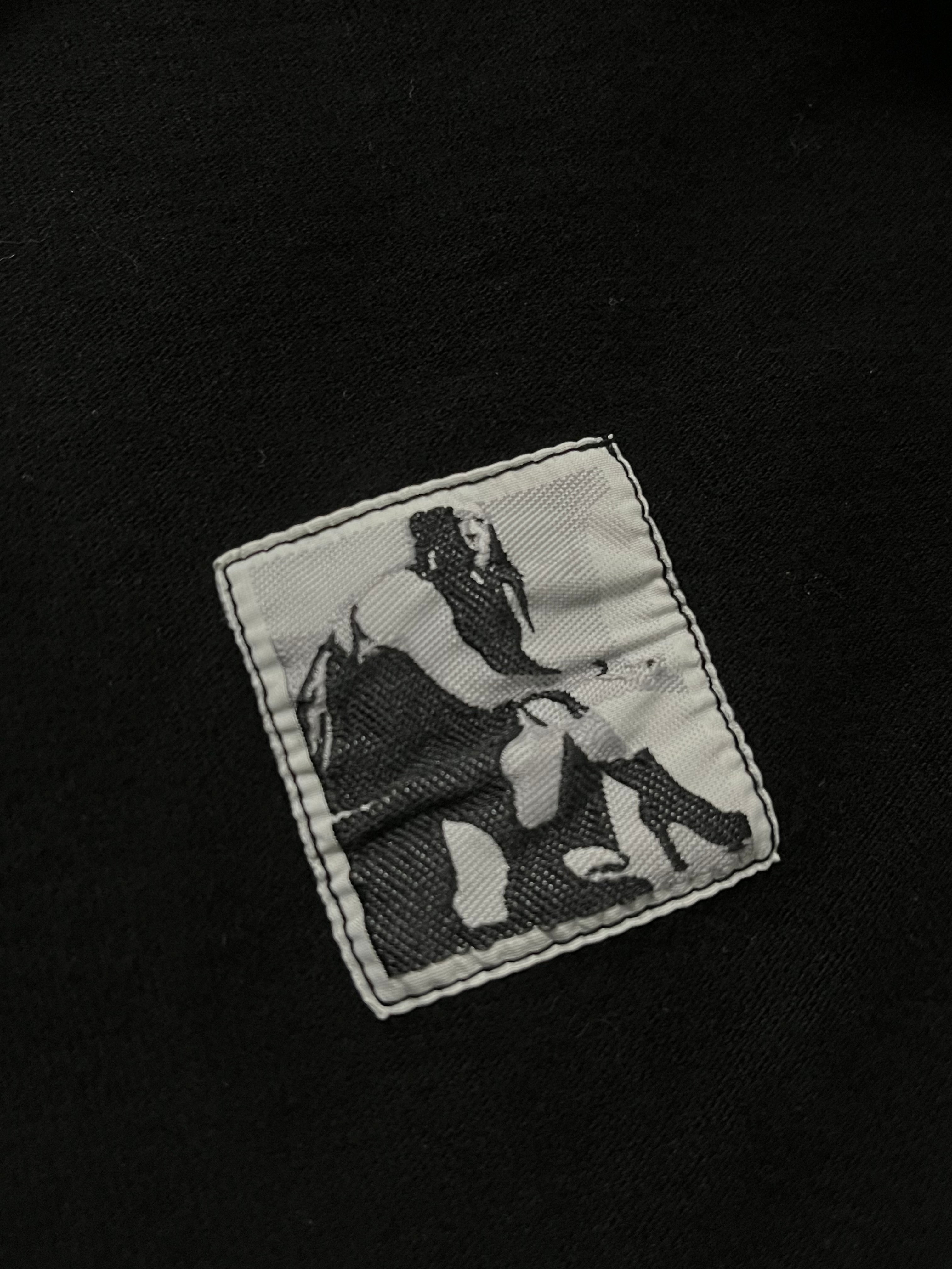 Rick Owens DRKSHDW oversized crewneck in soft fabric, featuring a relaxed fit and classic crewneck design with subtle branding.