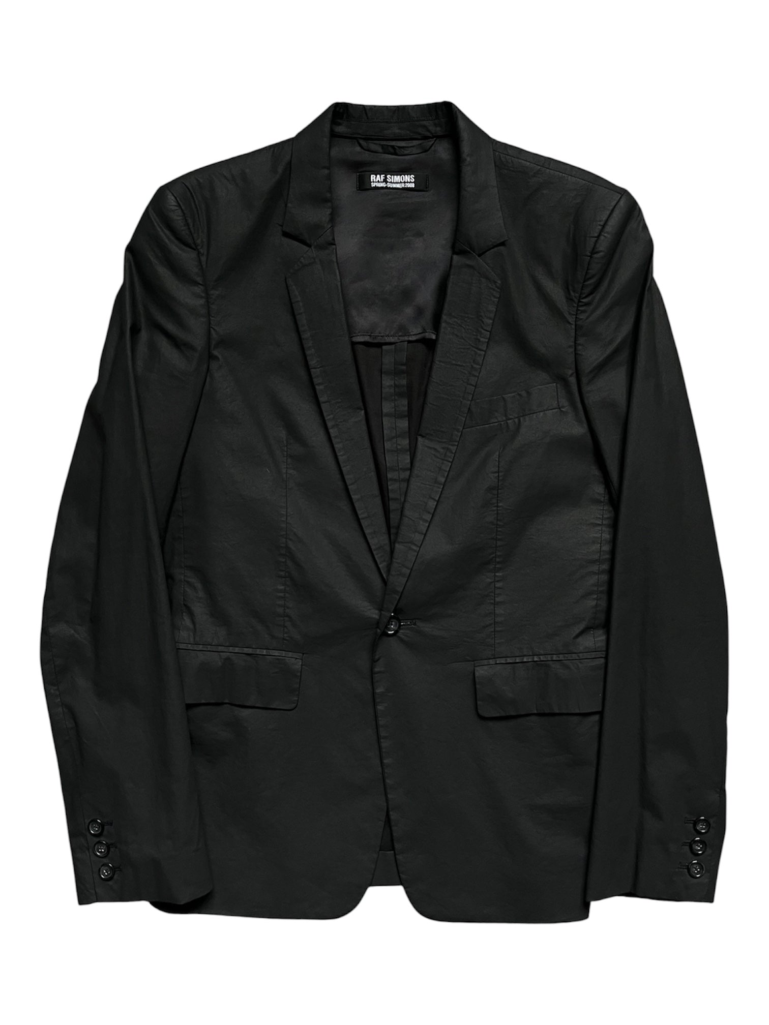 Raf Simons SS08 "Material World" Light Cotton Blazer