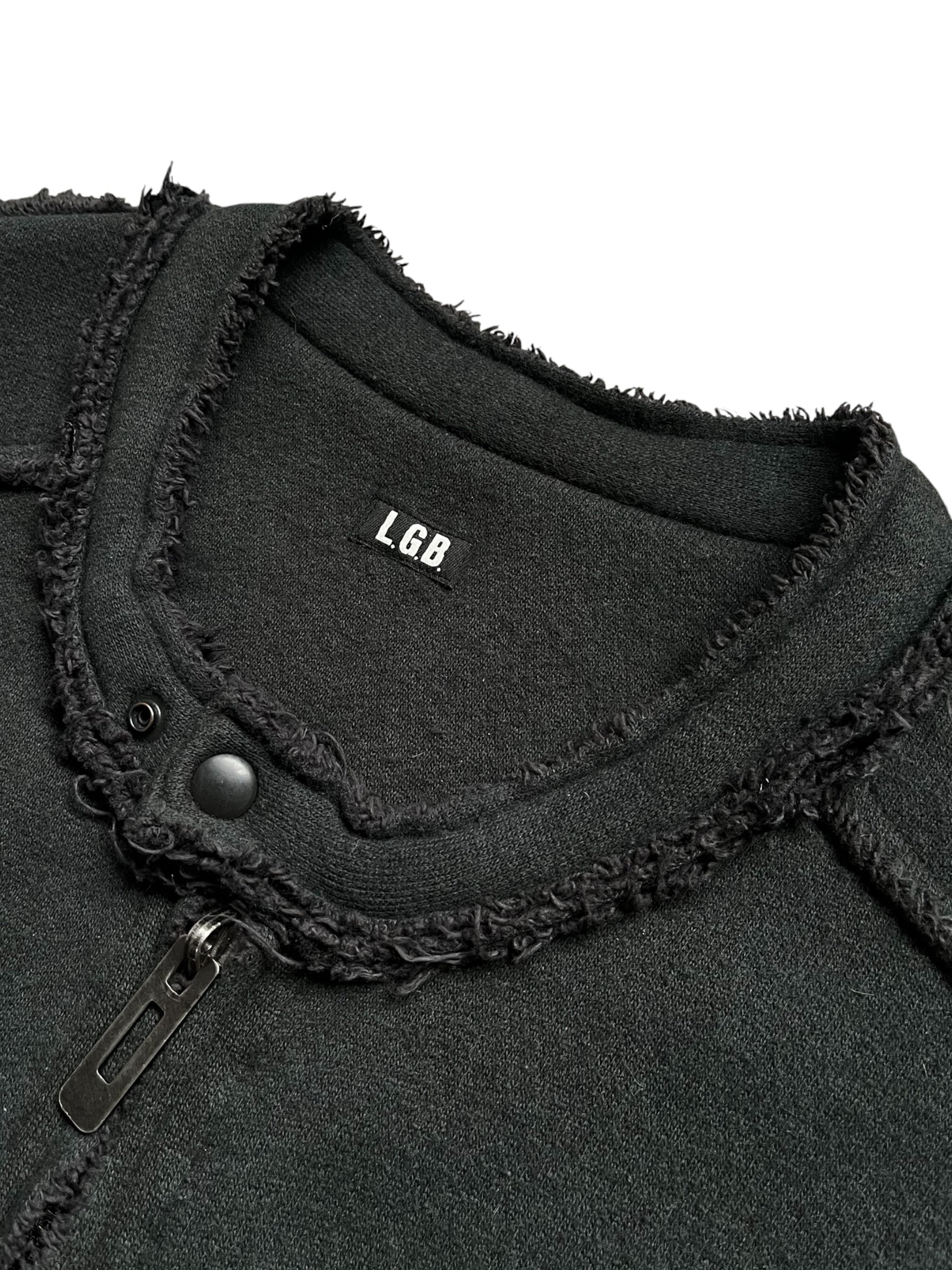 Le Grande Bleu LGB 00's Riders Sweater Moto Jacket Japanese Archive Fashion Vkei