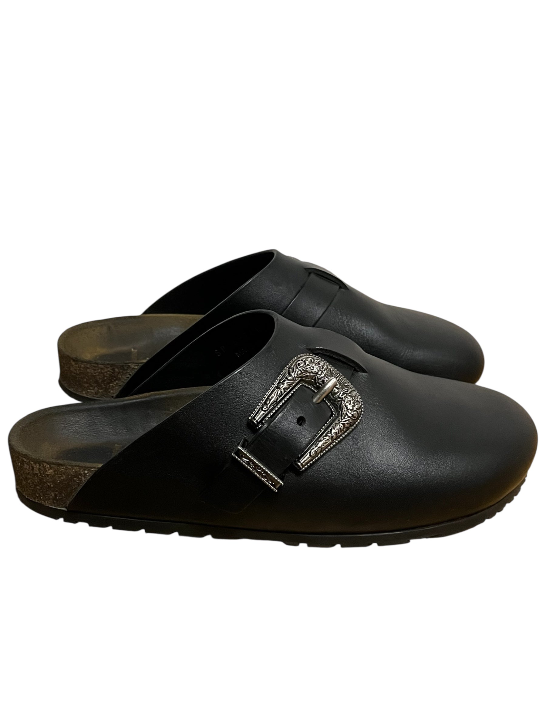 SS22 Western Buckle Mules