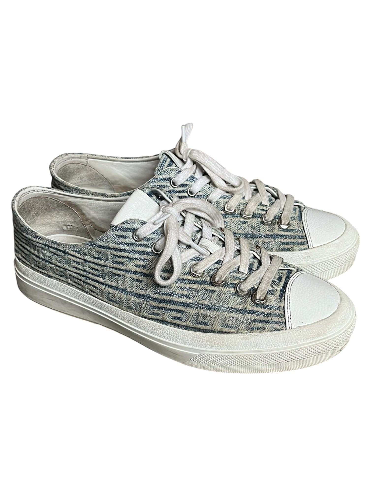 Givenchy SS22 City Low 4G Denim Shoes