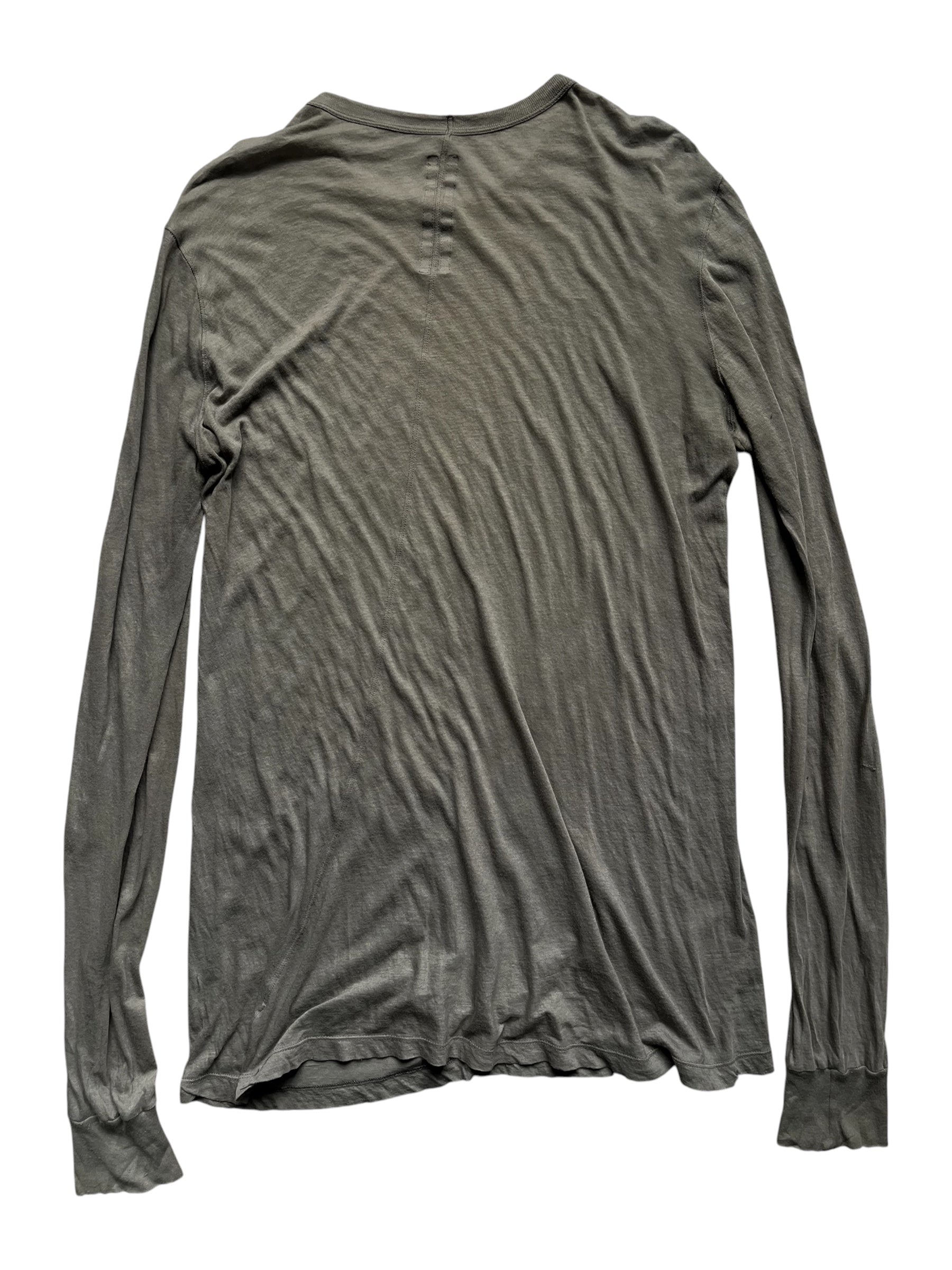 Rick Owens SS17 "Walrus" Dust Level Longsleeve T-Shirt Archive Fashion Darkwear