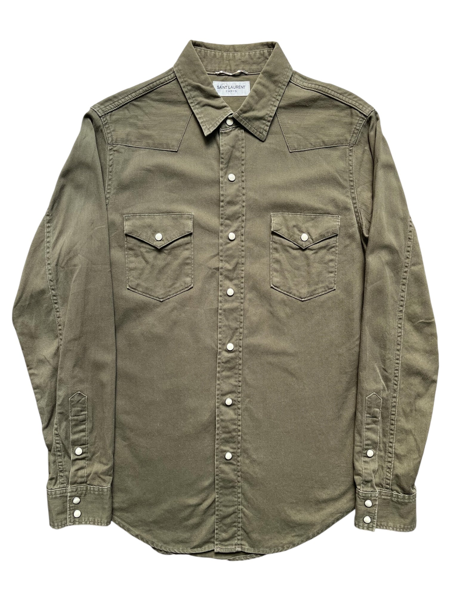 Saint Laurent AW14 Western Shirt