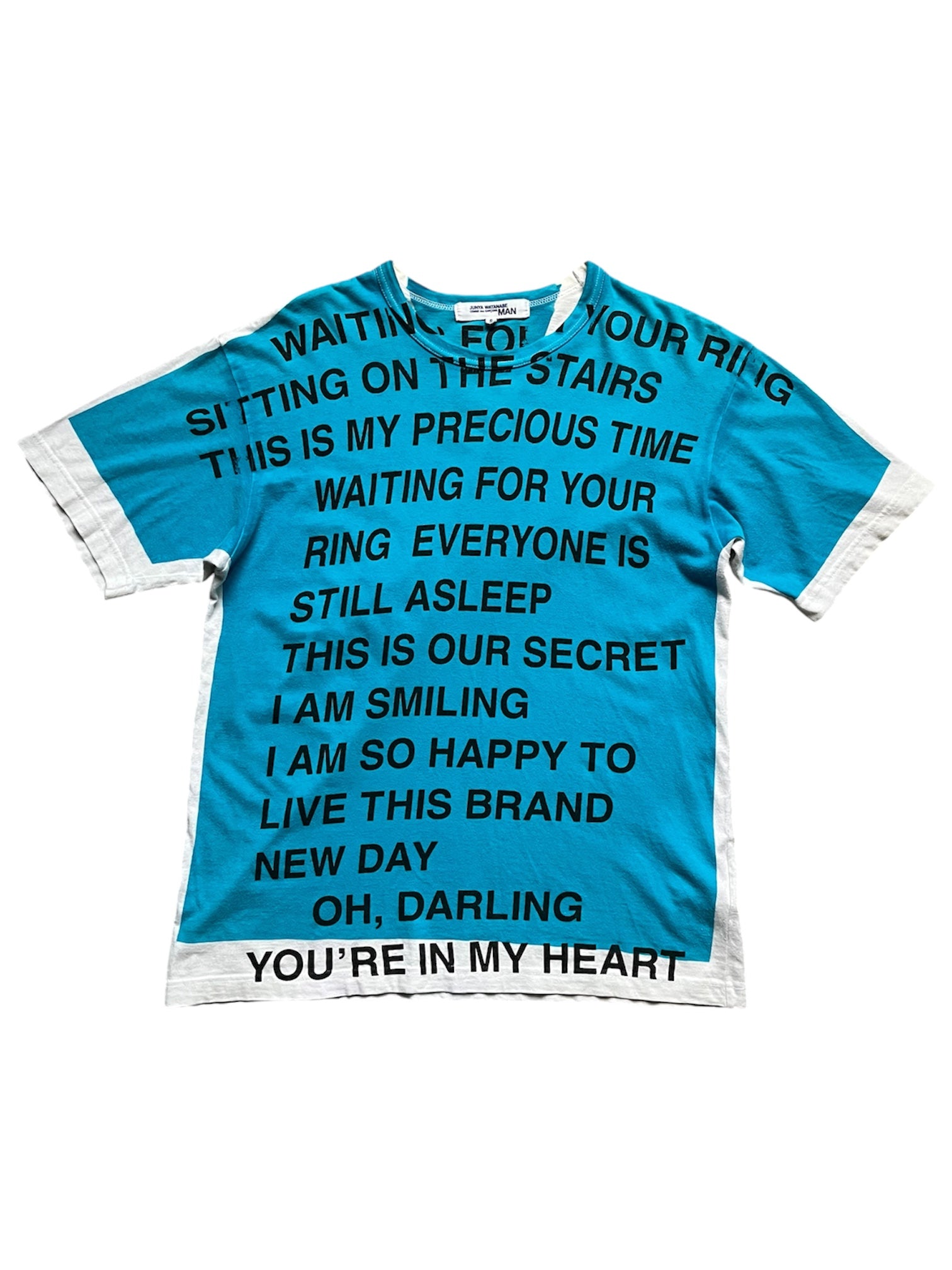 Junya Watanabe SS02 Poem T-Shirt