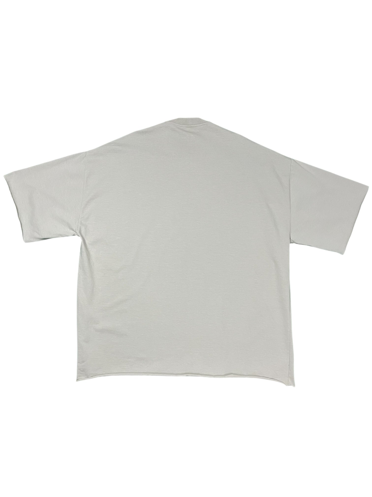 Rick Owens SS23 EDFU Tommy T-Shirt in black, featuring a relaxed fit and minimalist design, shown flat on a white background.