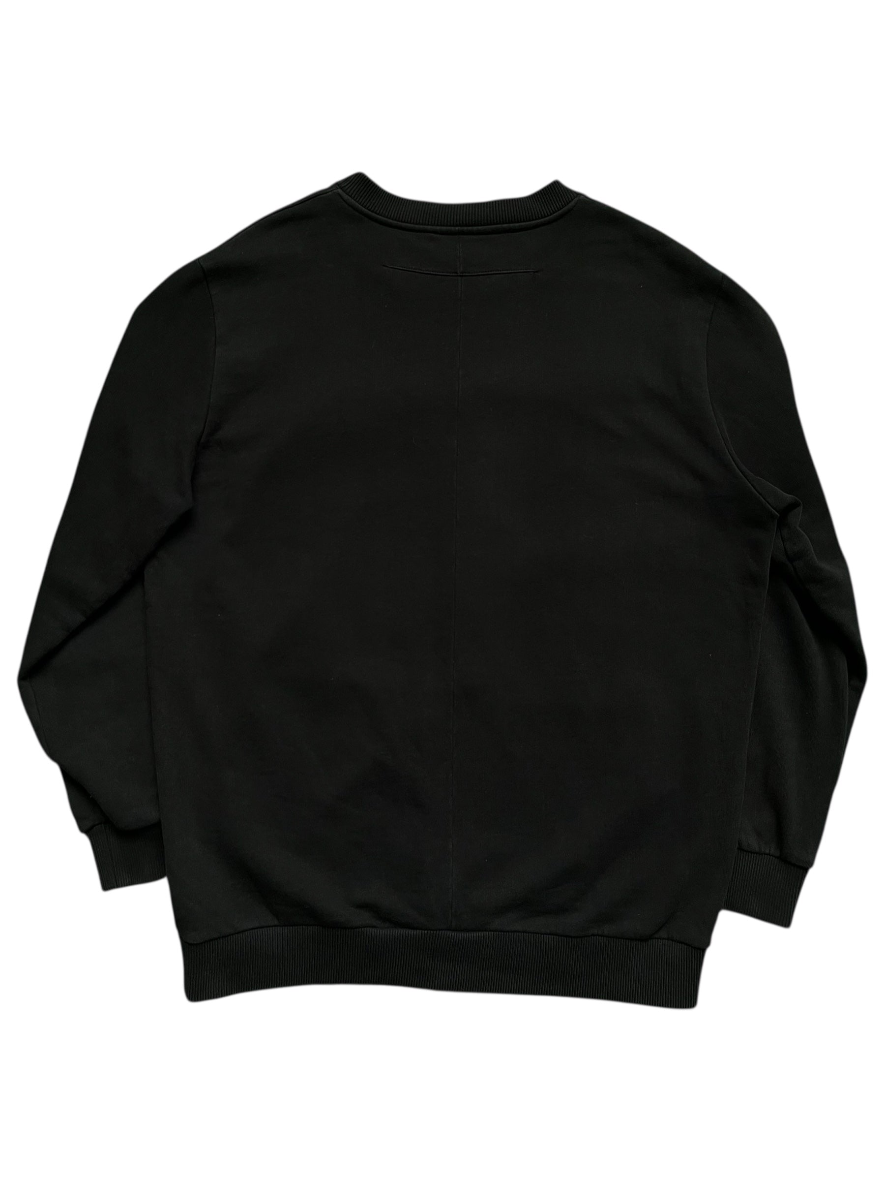 Givenchy FW12 black Rottweiler crewneck sweater with detailed Rottweiler graphic on the front.
