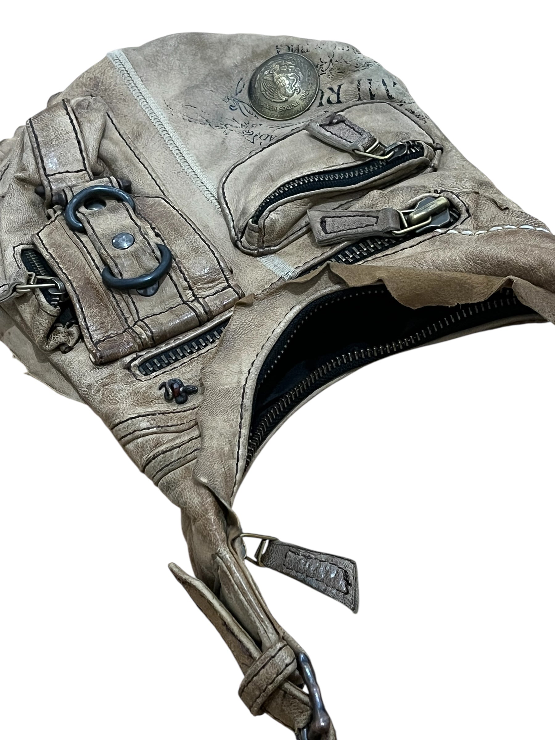 2007 Desert Sand Gun Holster Bag belt by 14th Addiction, showing a rugged belt with attached holster for firearm carry.