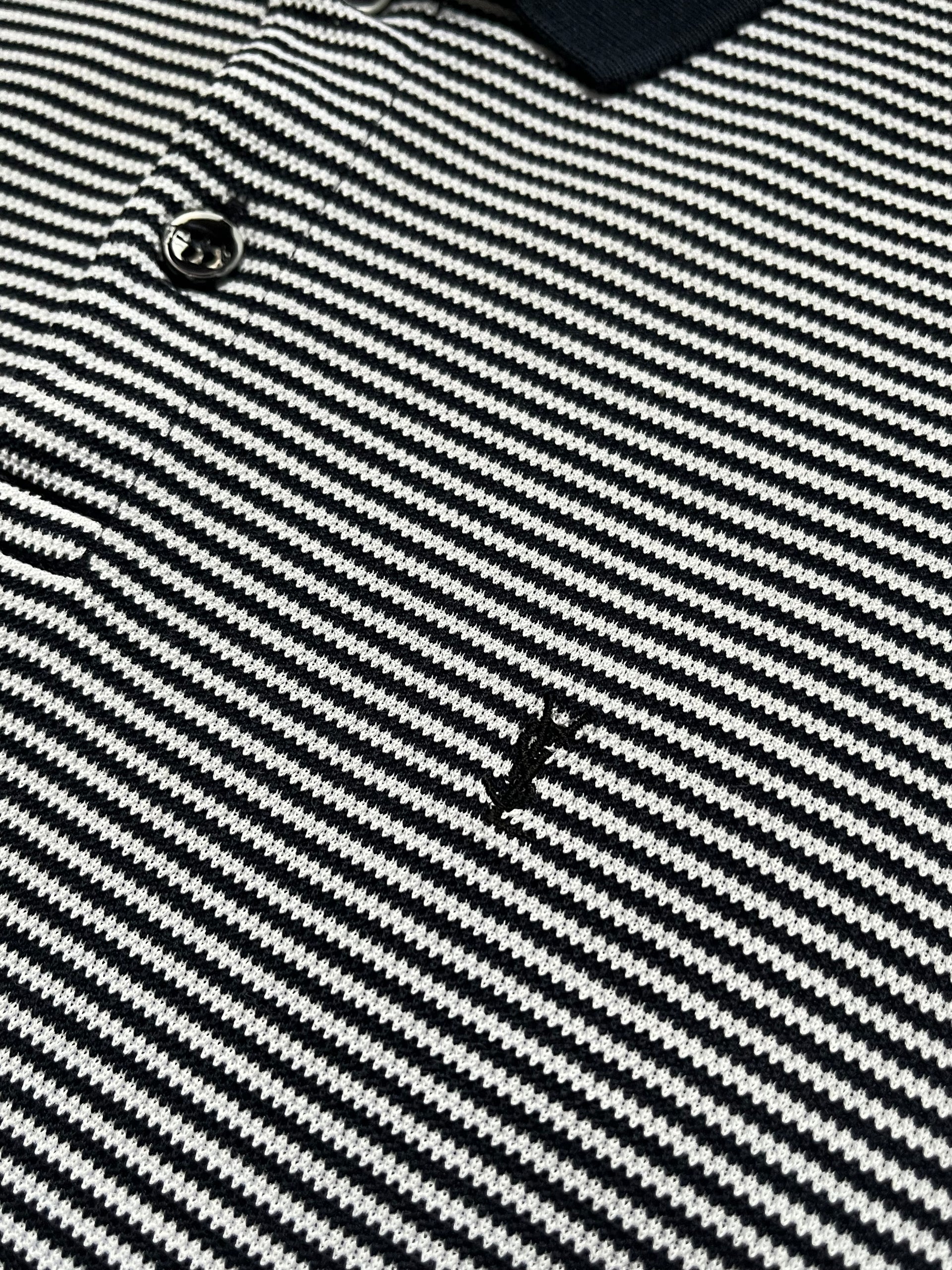 Saint Laurent SS14 YSL Striped Polo