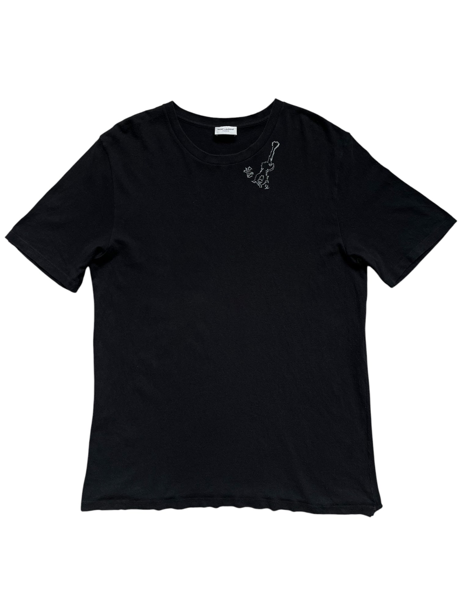Saint Laurent SS19 Guitar T-Shirt