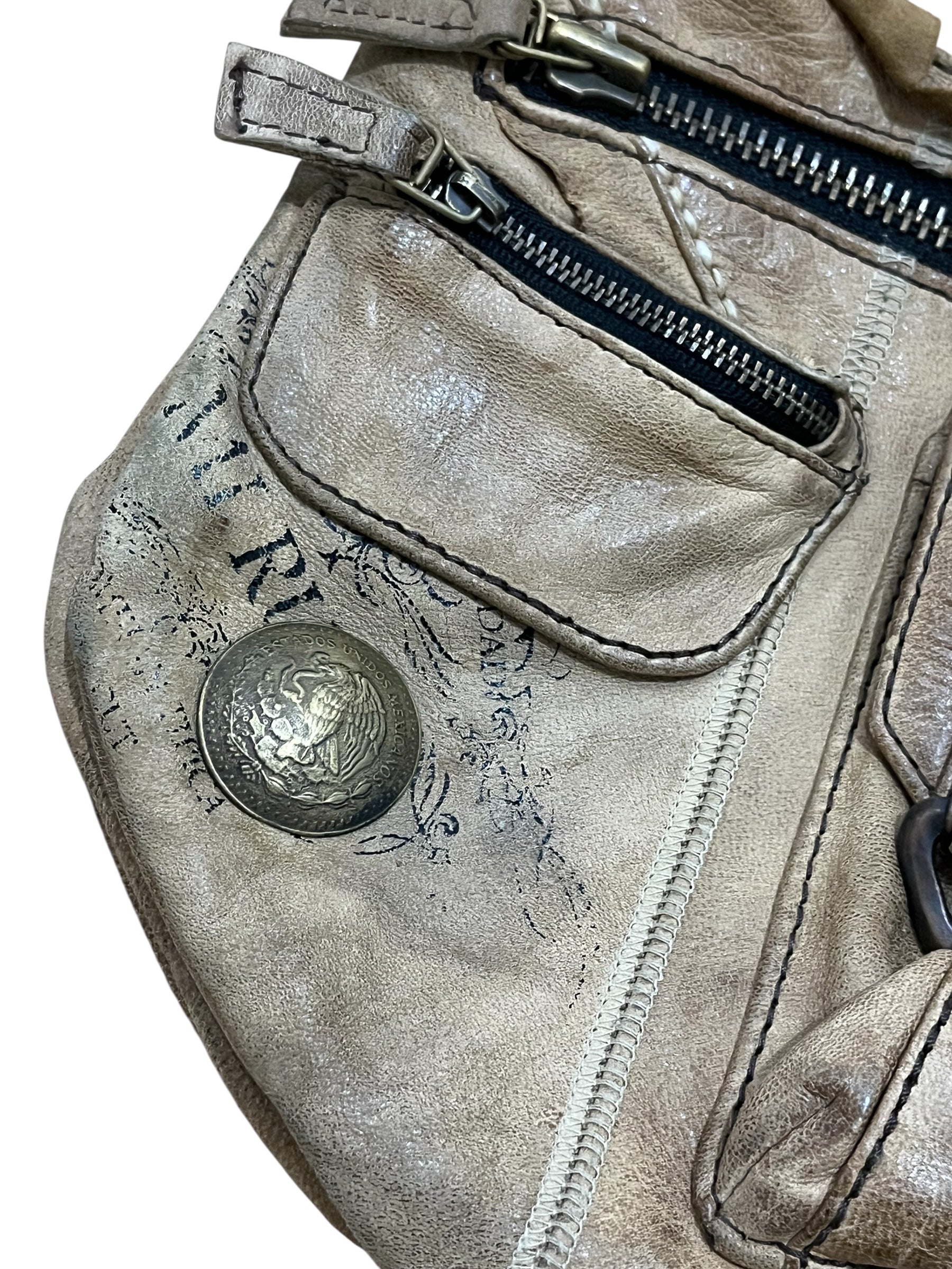 Desert sand 2007 Desert Sand Gun Holster Bag belt by 14th Addiction, featuring durable fabric and secure firearm storage.