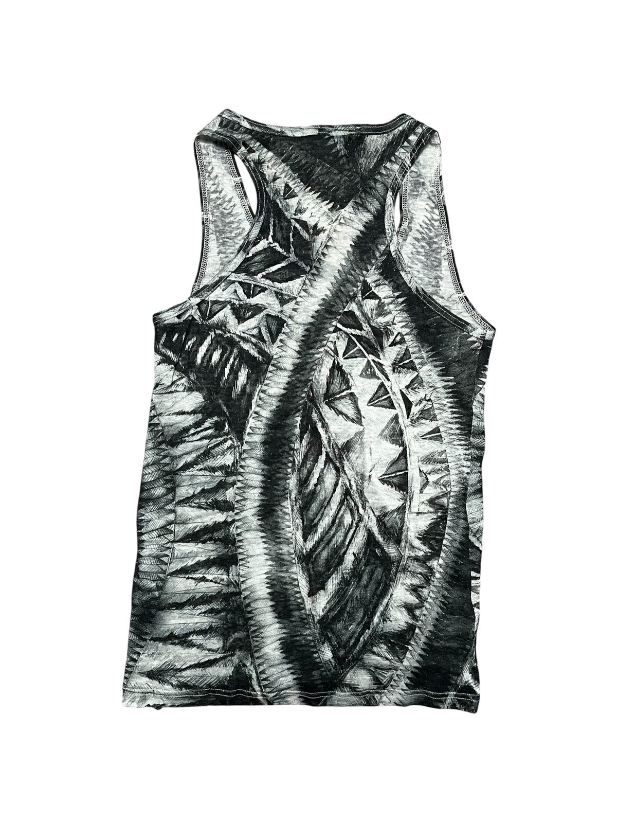 Balmain SS12 Semi-Sheer Linen Mesh Tank Top