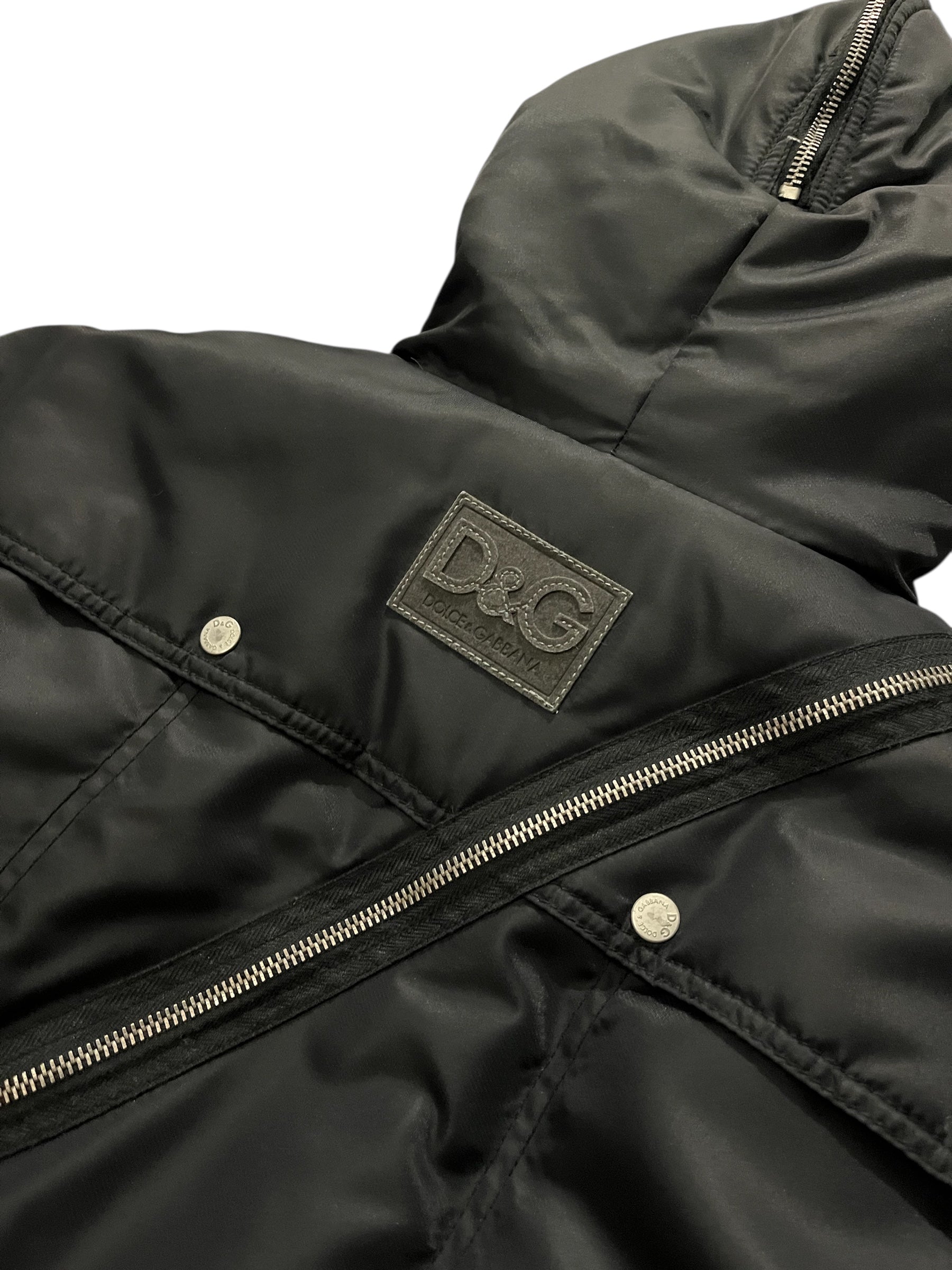 Dolce & Gabbana FW03 Hunter Multi Zip Jacket featuring multiple zippers and stylish design in a modern jacket silhouette.